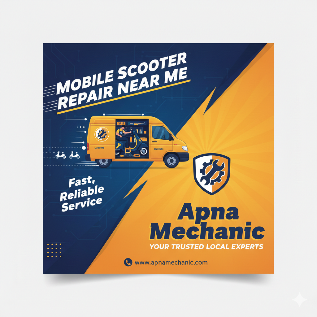 Mobile Scooter Repair Near Me – Fast, Reliable Service by Apna Mechanic