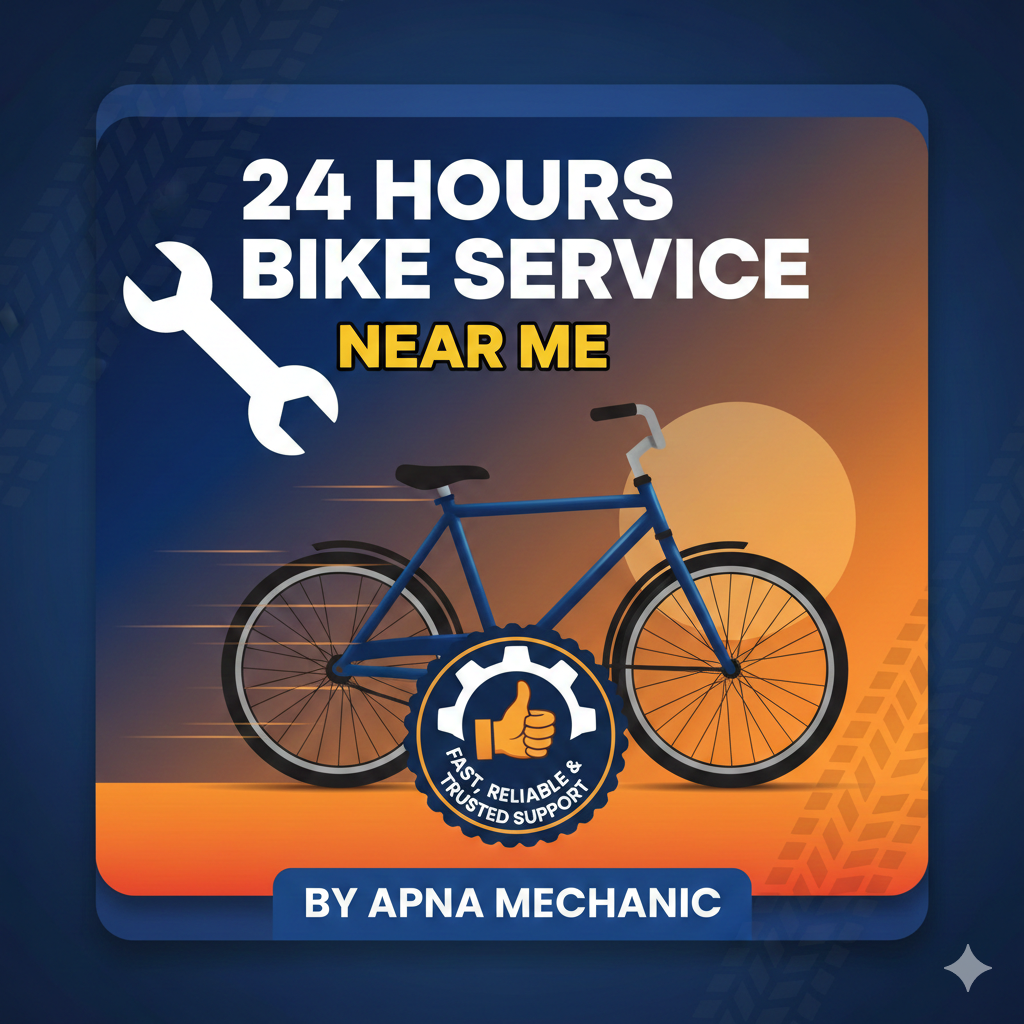 24 Hours Bike Service Near Me – Fast, Reliable & Trusted Support by Apna Mechanic