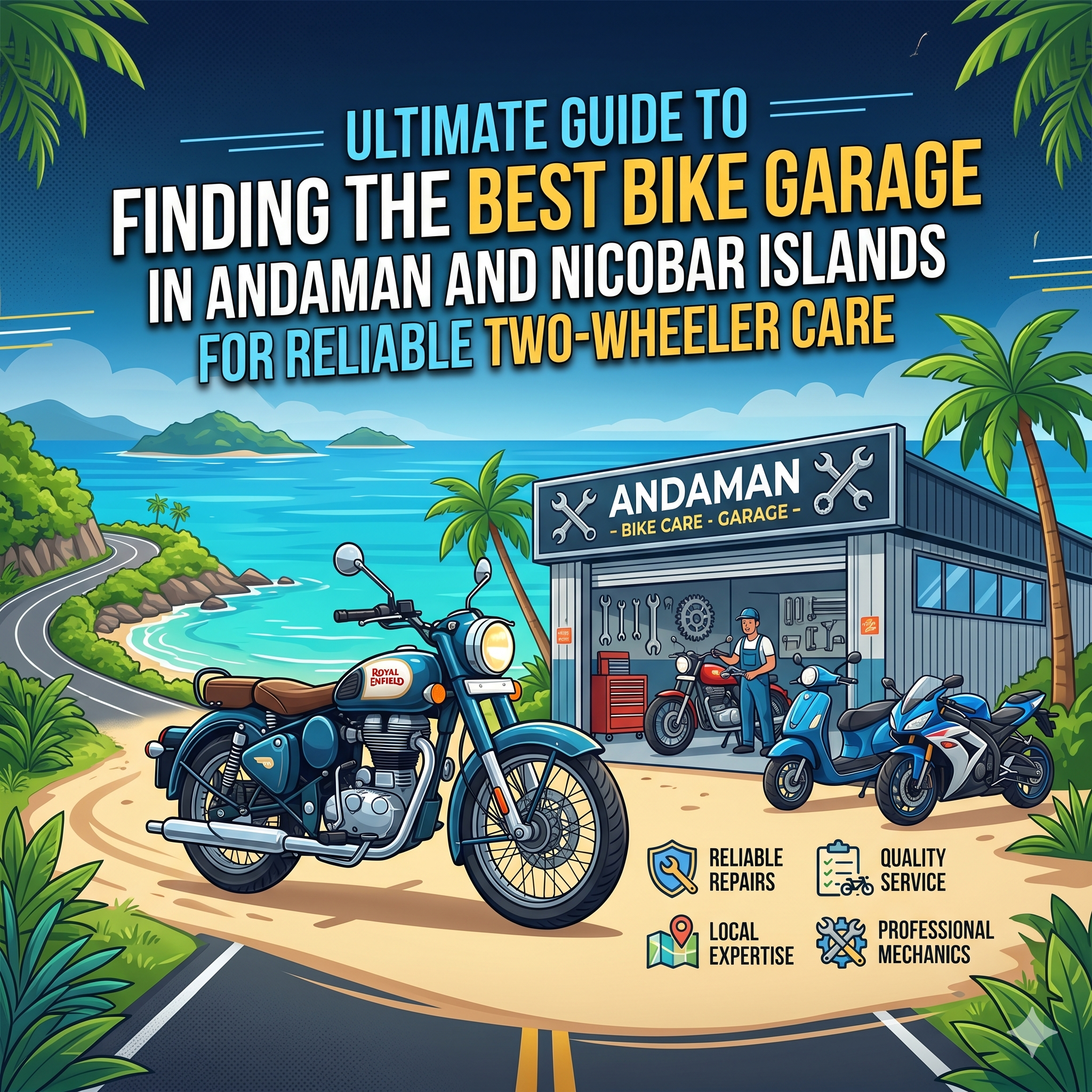 Ultimate Guide to Finding the Best Bike Garage in Andaman and Nicobar Islands for Reliable Two-Wheeler Care