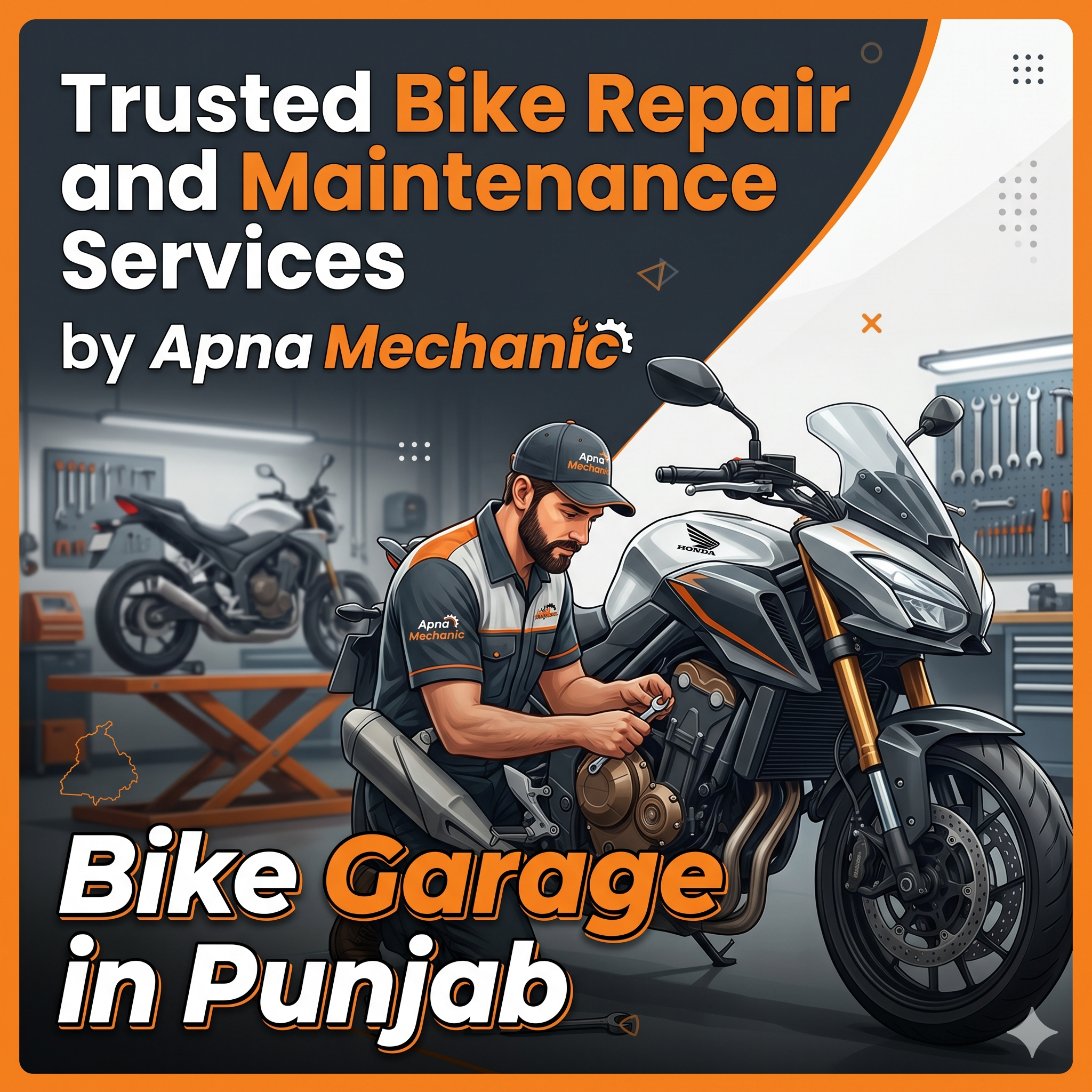 Bike Garage in Punjab – Trusted Bike Repair and Maintenance Services by Apna Mechanic
