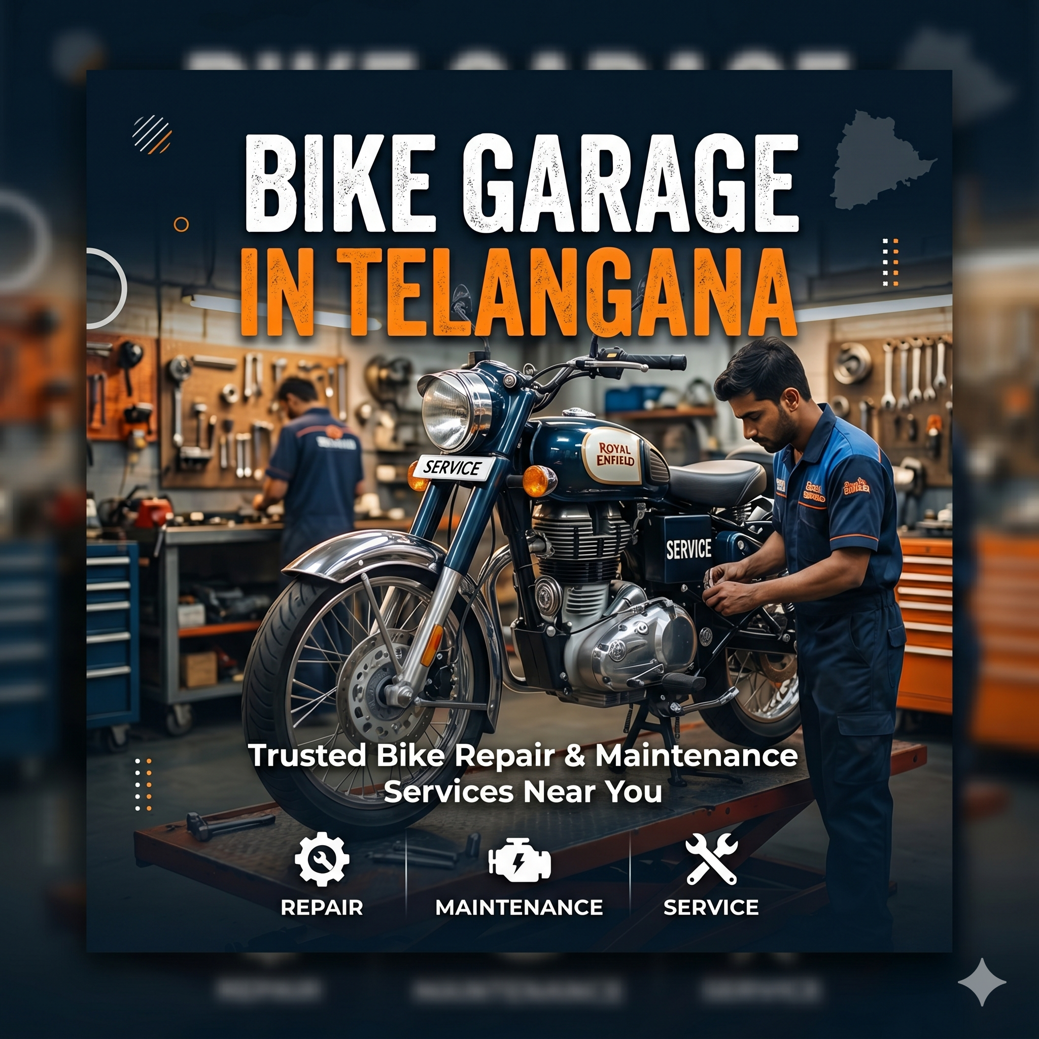 Bike Garage in Telangana – Trusted Bike Repair & Maintenance Services Near You