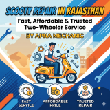 Scooty Repair in Rajasthan – Fast, Affordable & Trusted Two-Wheeler Service by Apna Mechanic