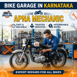 Bike Garage in Karnataka – Fast, Trusted and Affordable Bike Repair Services by Apna Mechanic