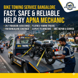 Bike Towing Service Bangalore – Fast, Safe & Reliable Help by Apna Mechanic