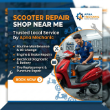Scooter Repair Shop Near Me – Trusted Local Service by Apna Mechanic