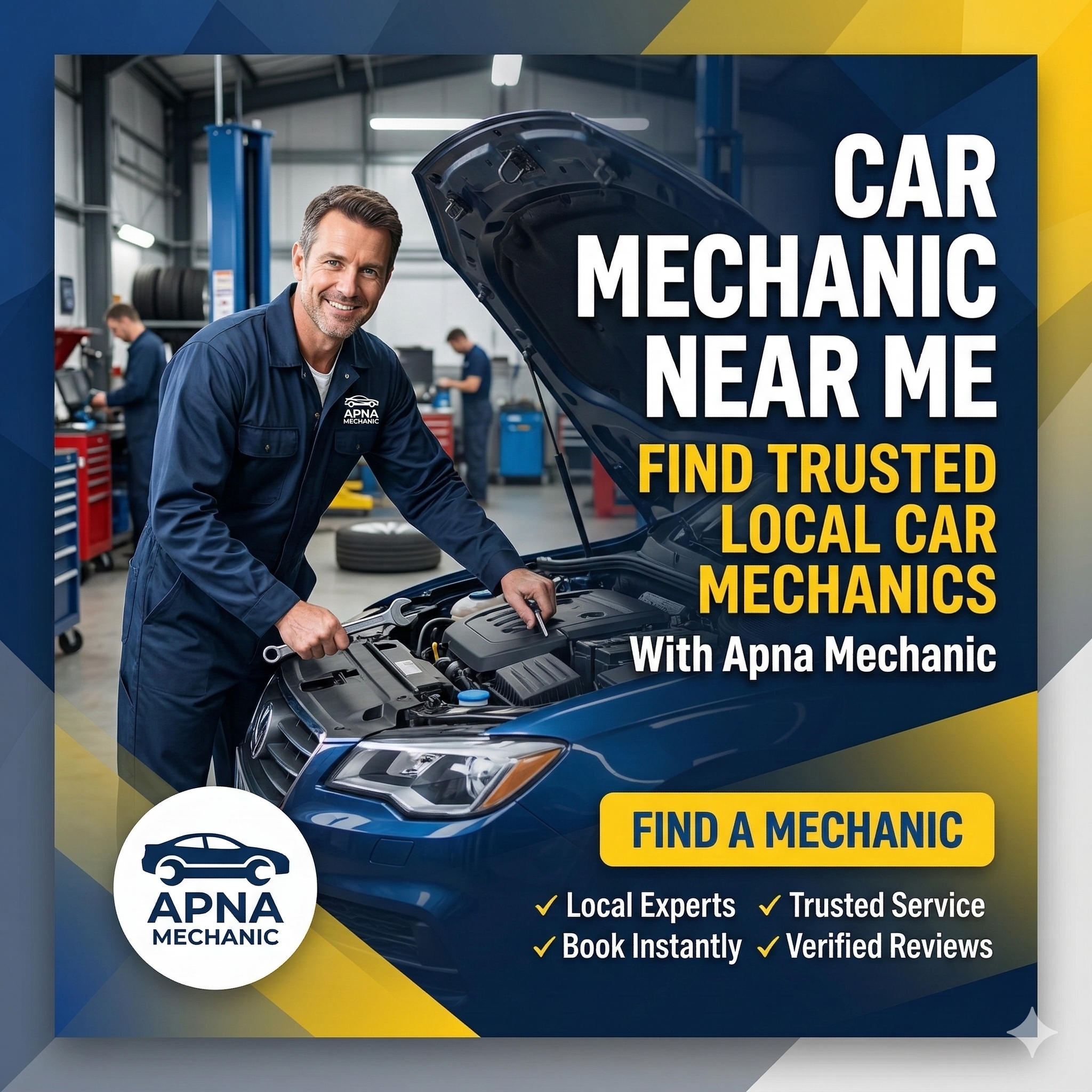 Car Mechanic Near Me – Find Trusted Local Car Mechanics with Apna Mechanic