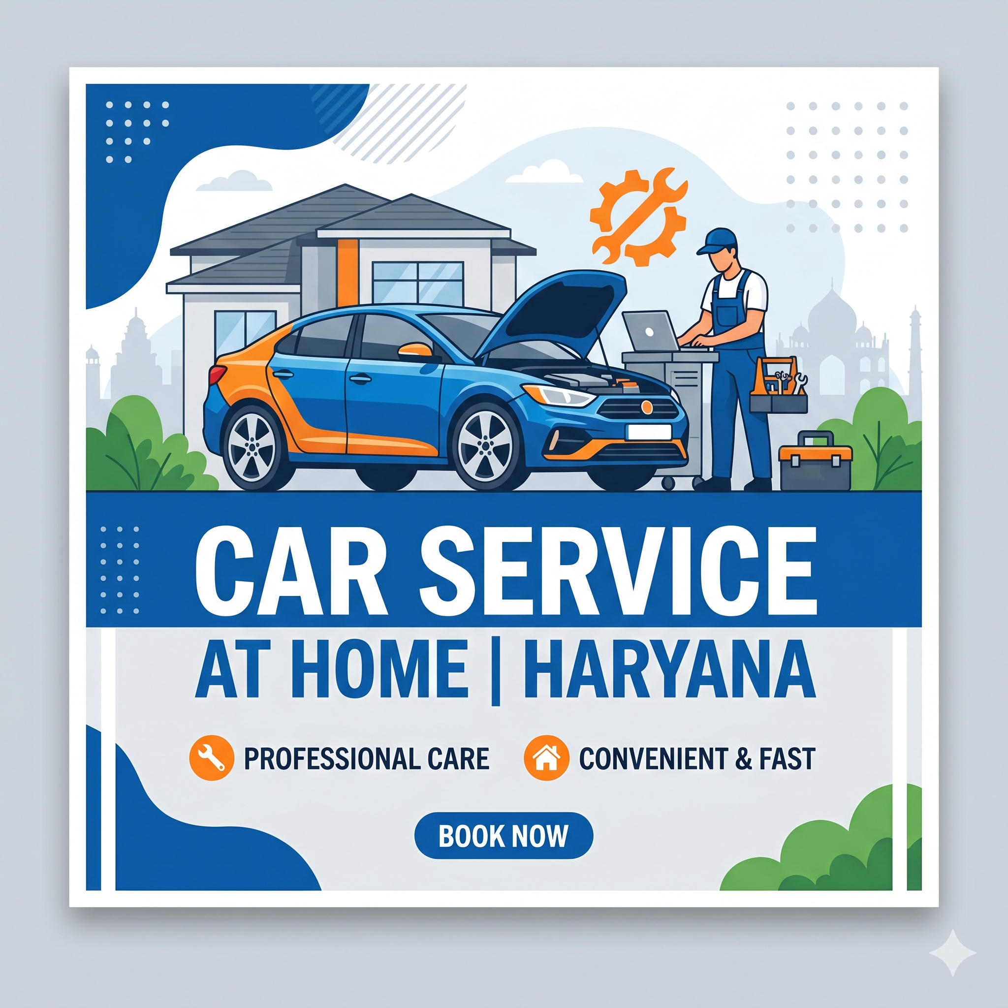 Car Service at Home in Haryana: The Smart, Convenient Way to Maintain Your Vehicle