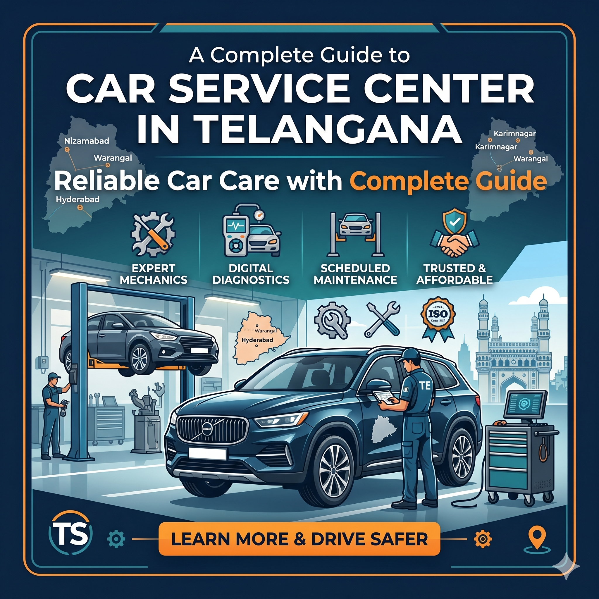 Car Service Center in Telangana: A Complete Guide to Reliable Car Care