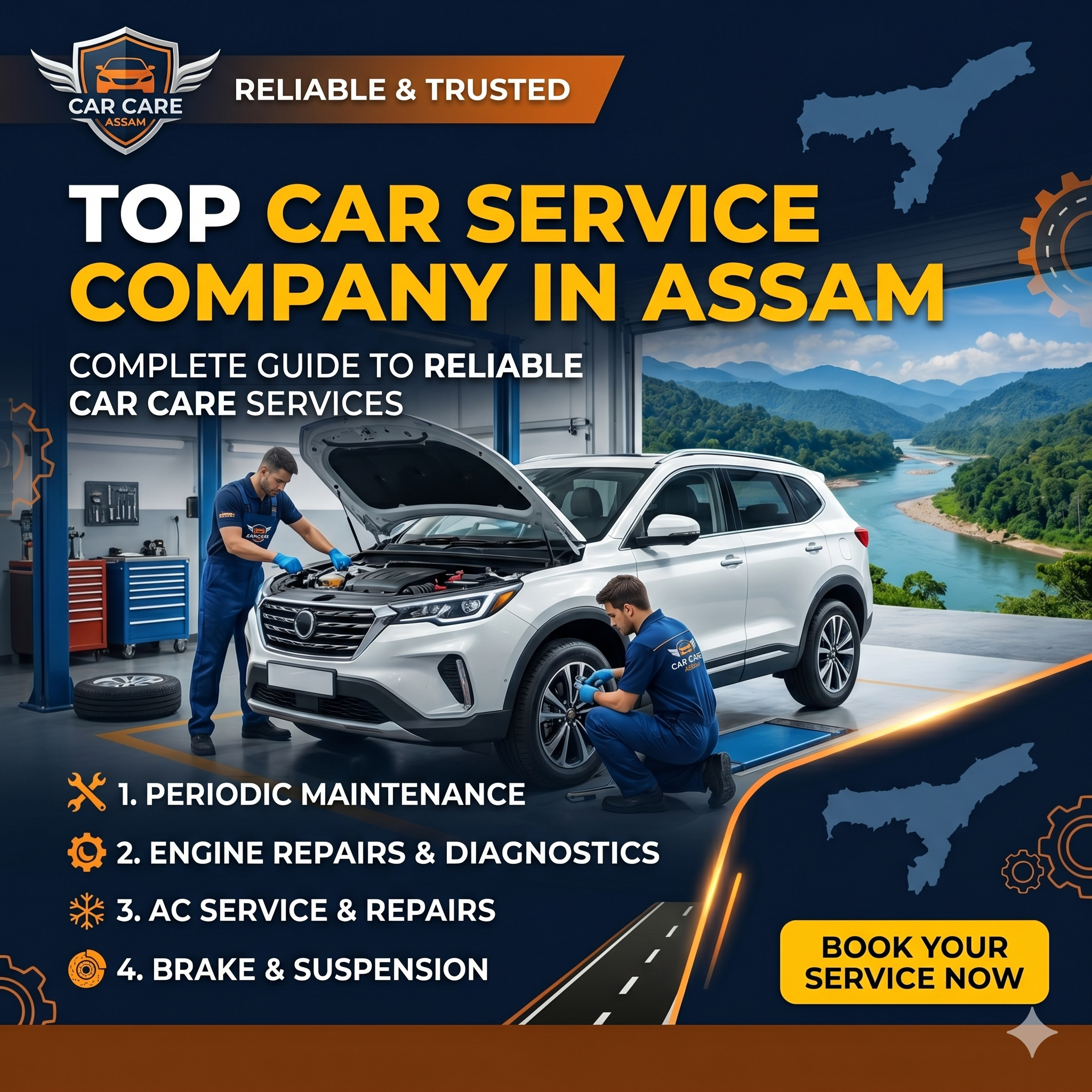 Top Car Service Company in Assam – Complete Guide to Reliable Car Care Services