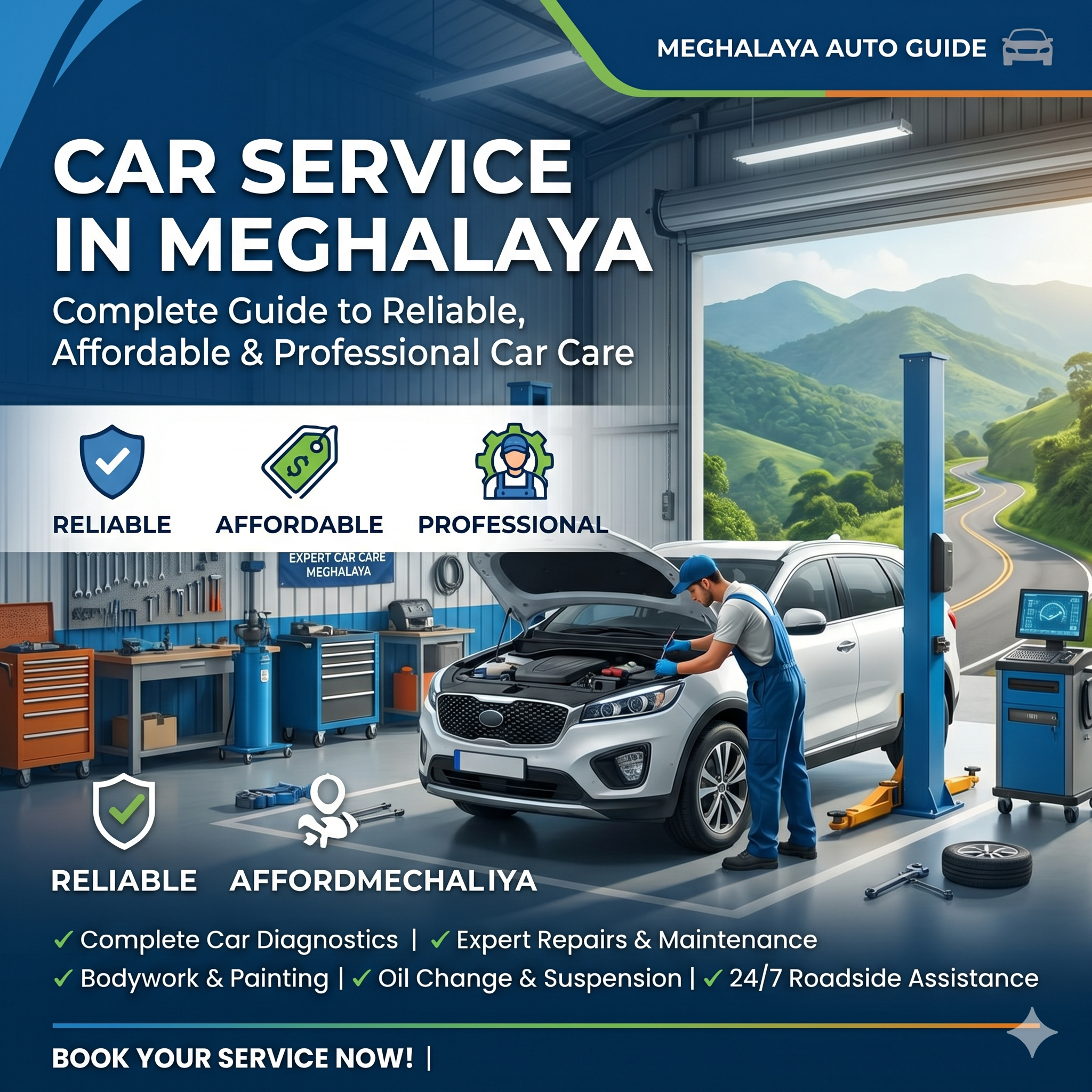 Car Service in Meghalaya: Complete Guide to Reliable, Affordable & Professional Car Care