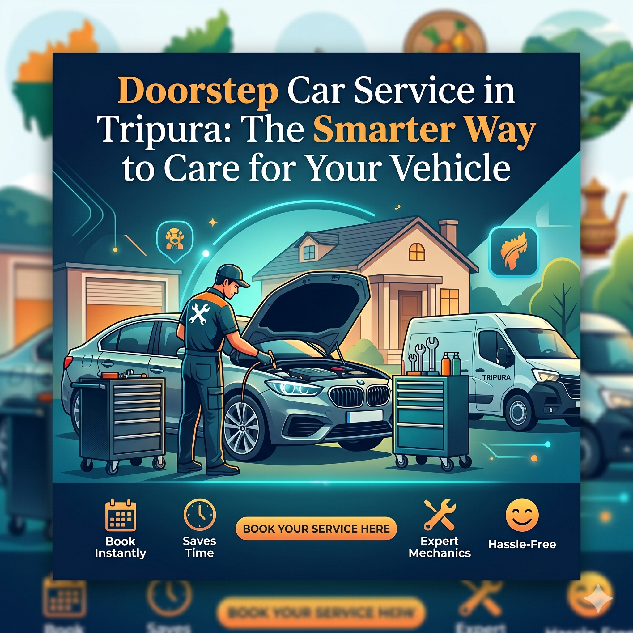 Doorstep Car Service in Tripura: The Smarter Way to Care for Your Vehicle
