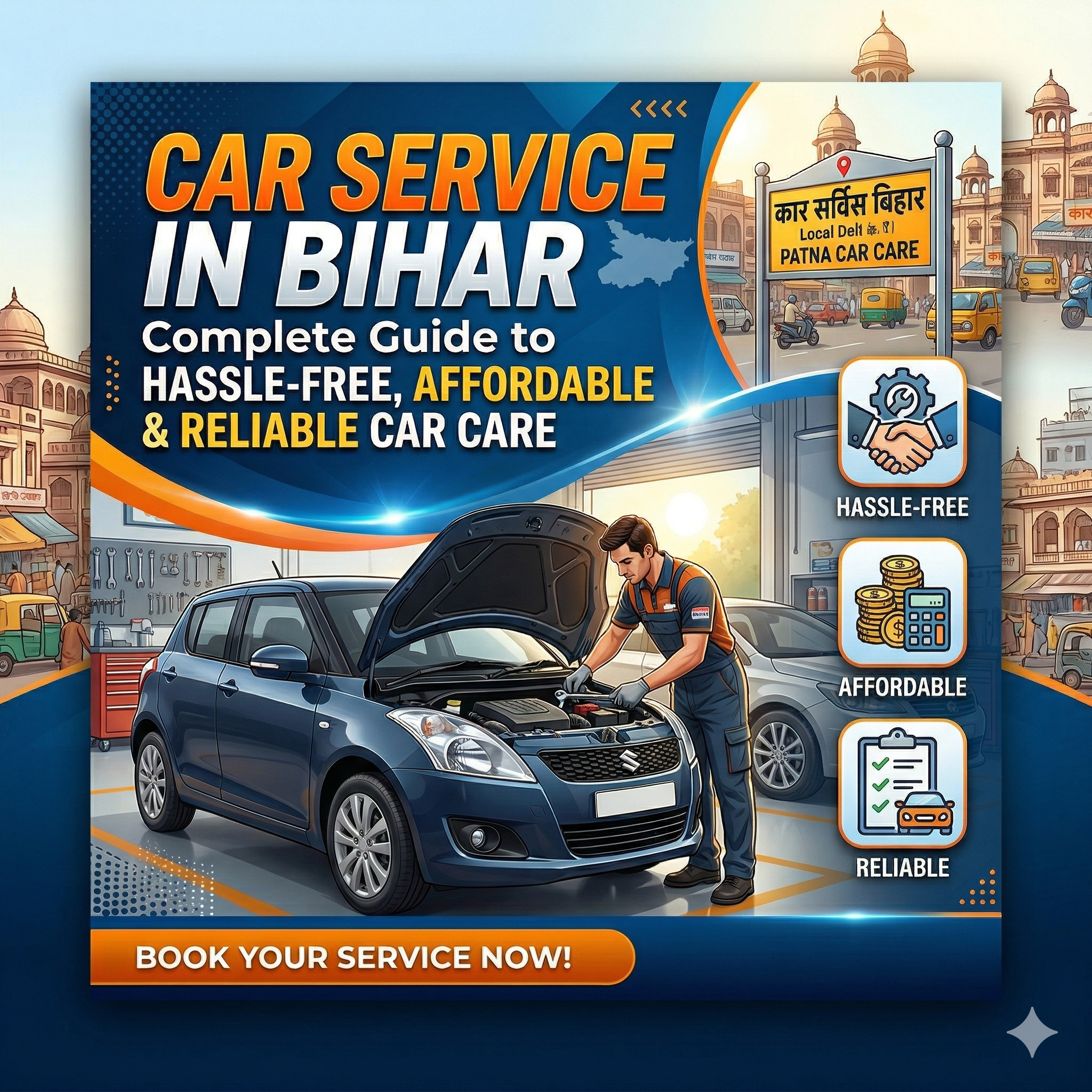 Car Service in Bihar: Complete Guide to Hassle-Free, Affordable & Reliable Car Care