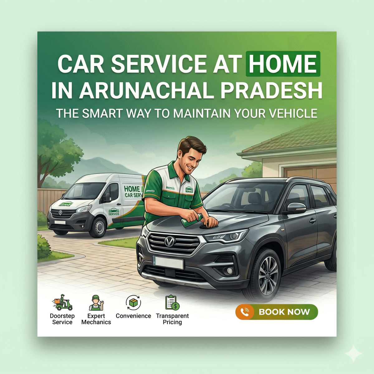 Car Service at Home in Arunachal Pradesh – Save Time & Hassle