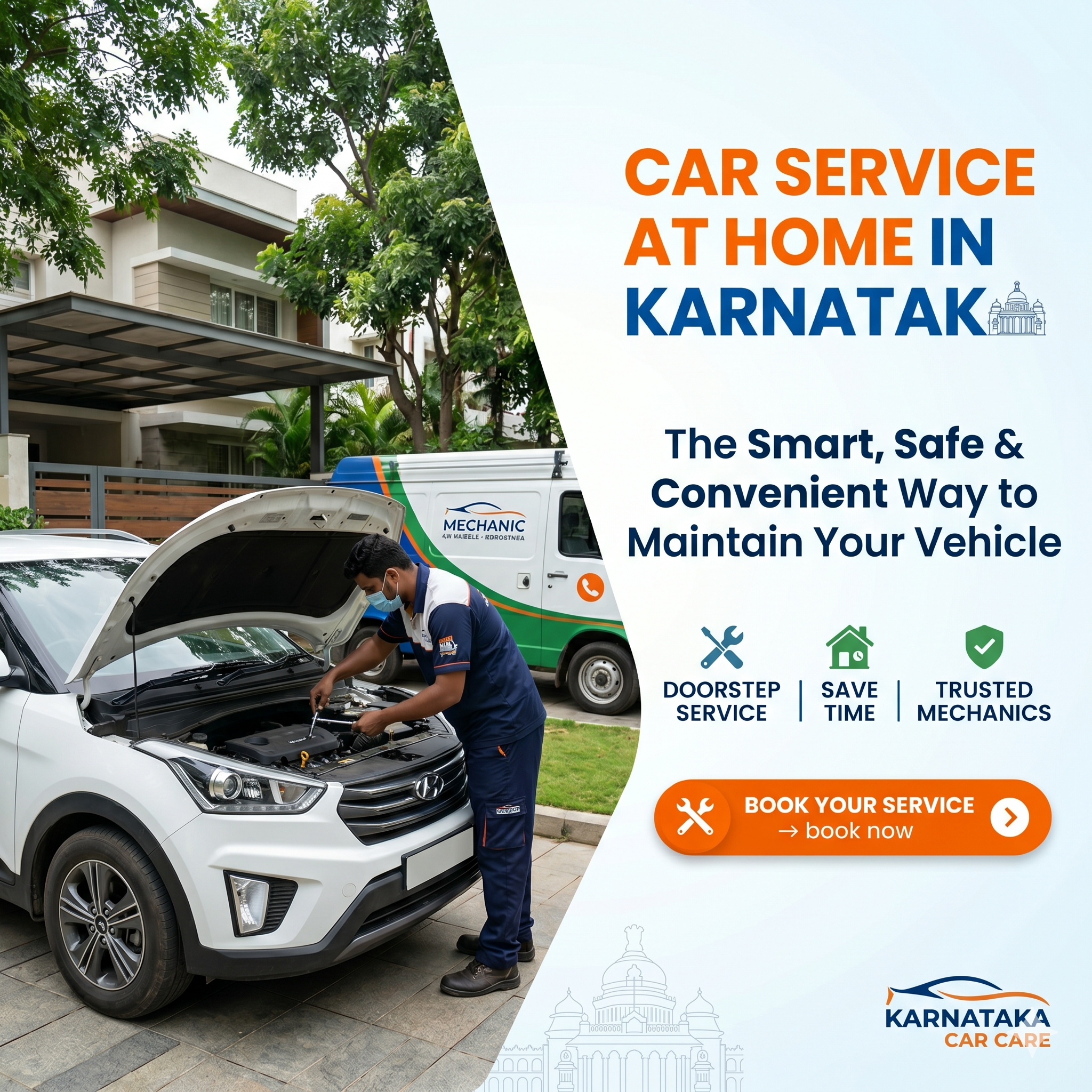 Car Service at Home in Karnataka: The Smart, Safe & Convenient Way to Maintain Your Vehicle