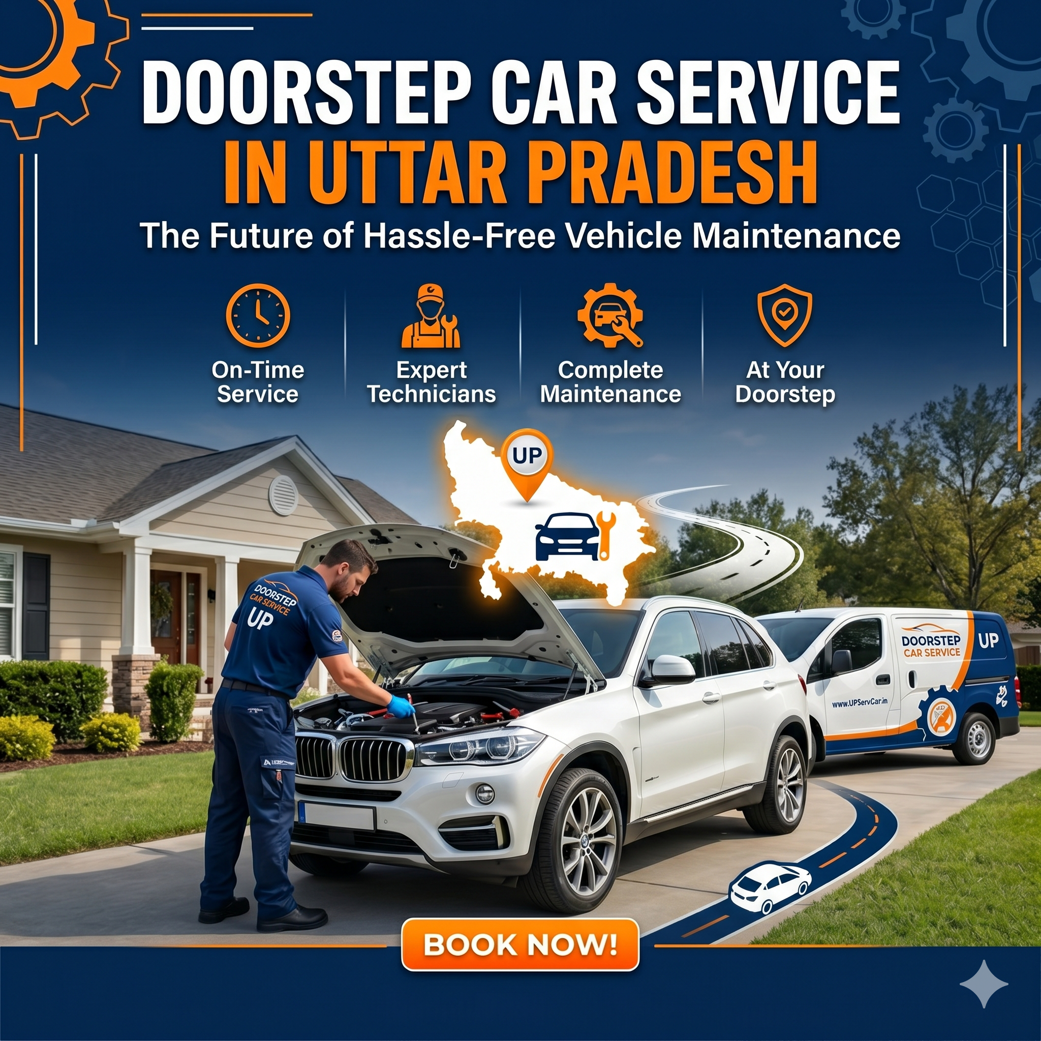 Doorstep Car Service in Uttar Pradesh: The Future of Hassle-Free Vehicle Maintenance