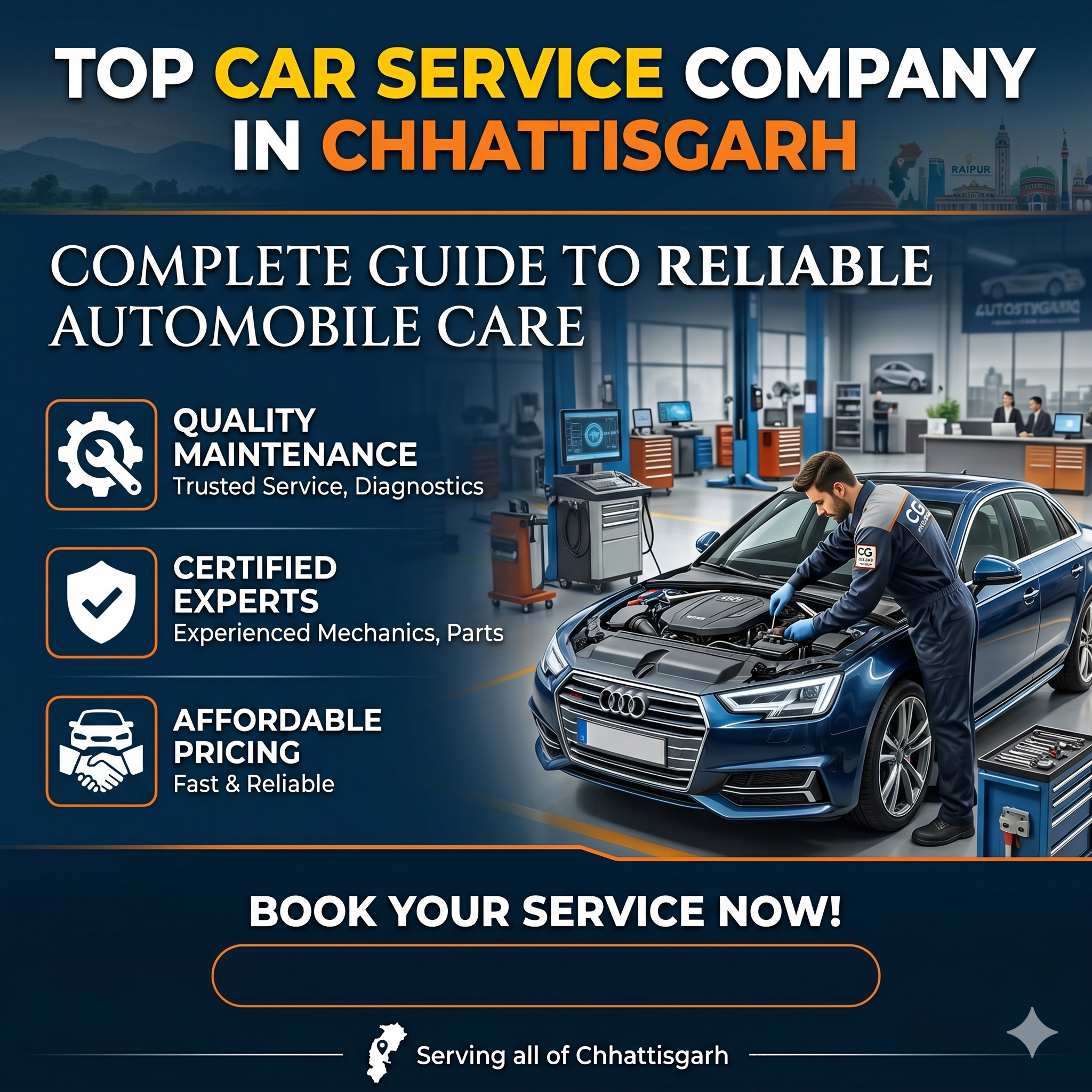Top Car Service Company in Chhattisgarh: Complete Guide to Reliable Automobile Care