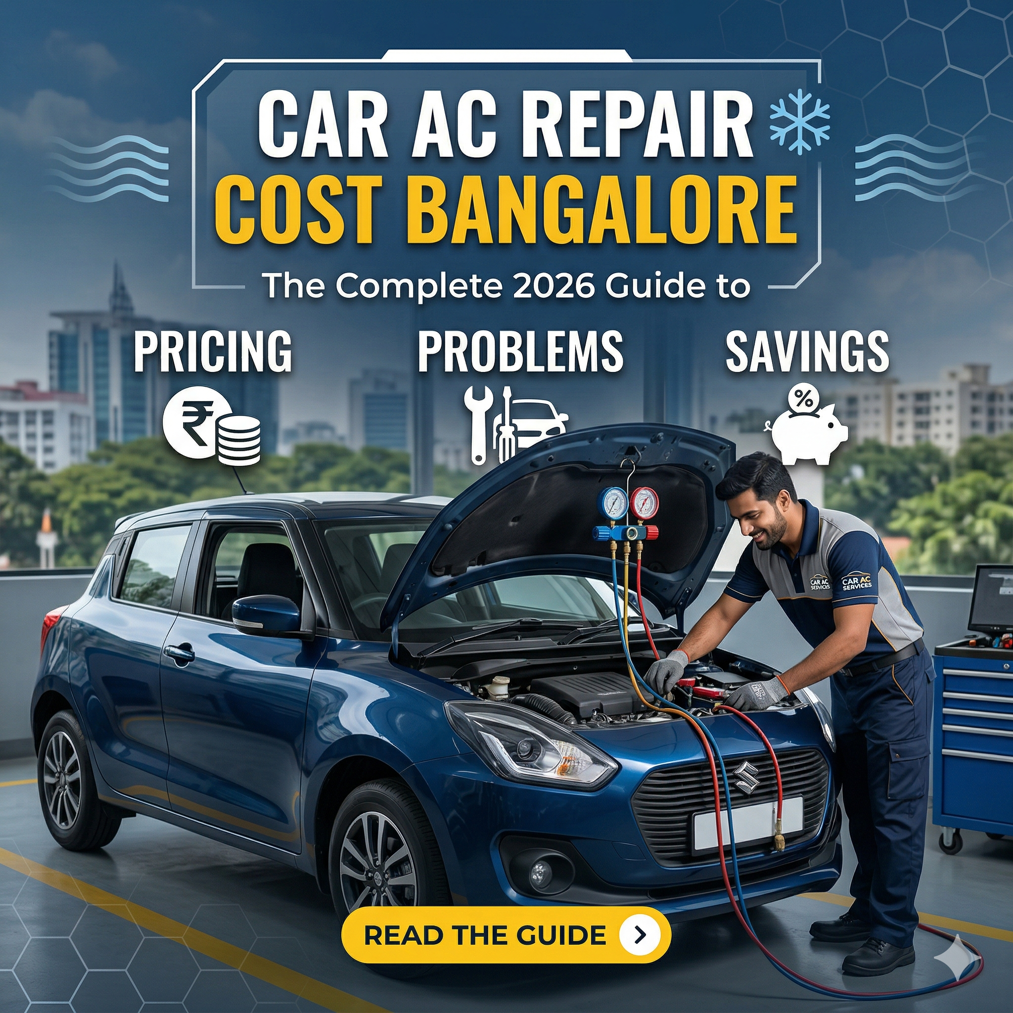 Car AC Repair Cost Bangalore: The Complete 2026 Guide to Pricing, Problems & Savings