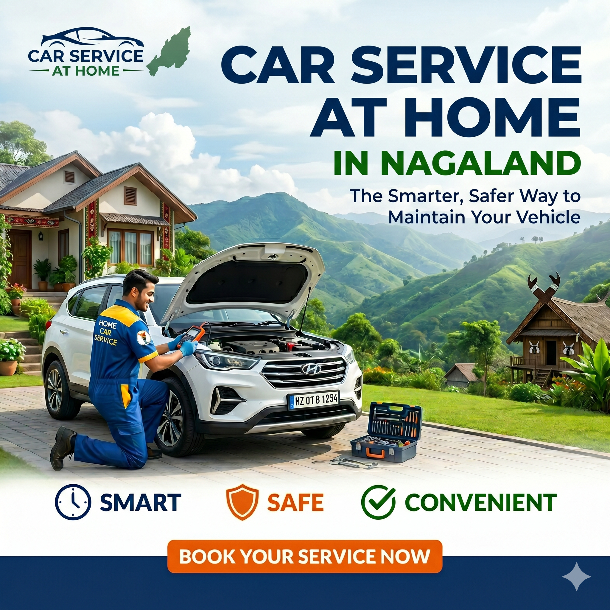 Car Service at Home in Nagaland: The Smarter, Safer Way to Maintain Your Vehicle