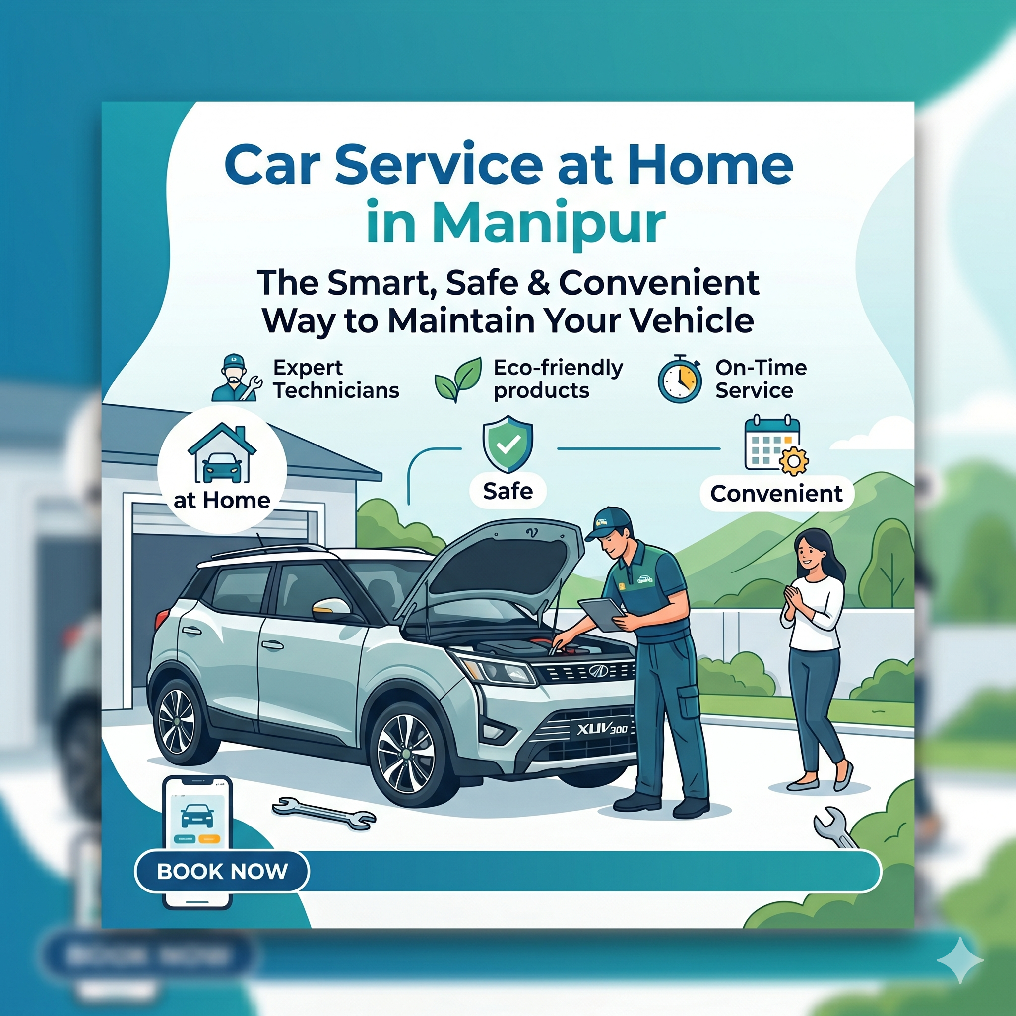 Car Service at Home in Manipur: The Smart, Safe & Convenient Way to Maintain Your Vehicle