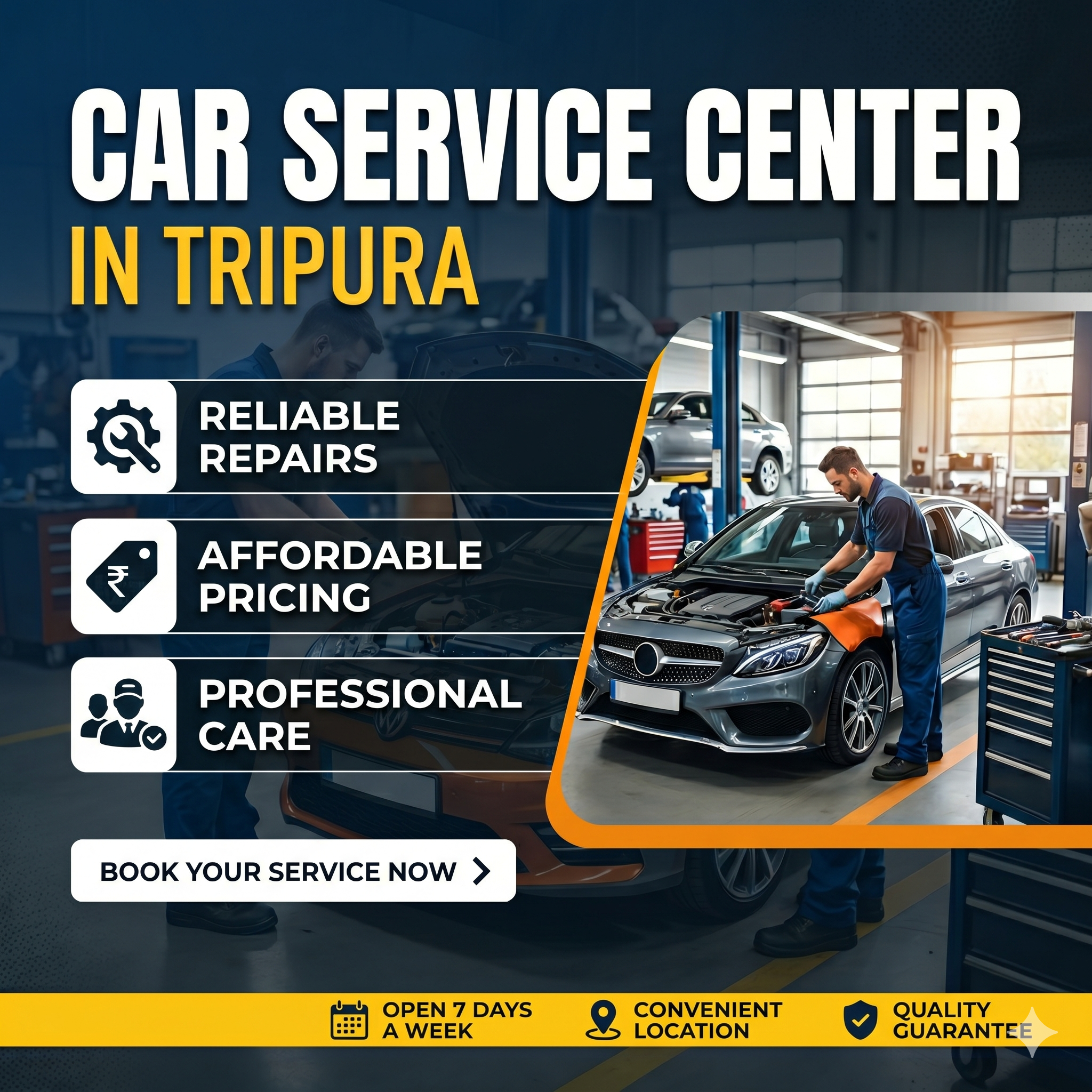 Car Service Center in Tripura – Complete Guide to Reliable, Affordable & Professional Car Care