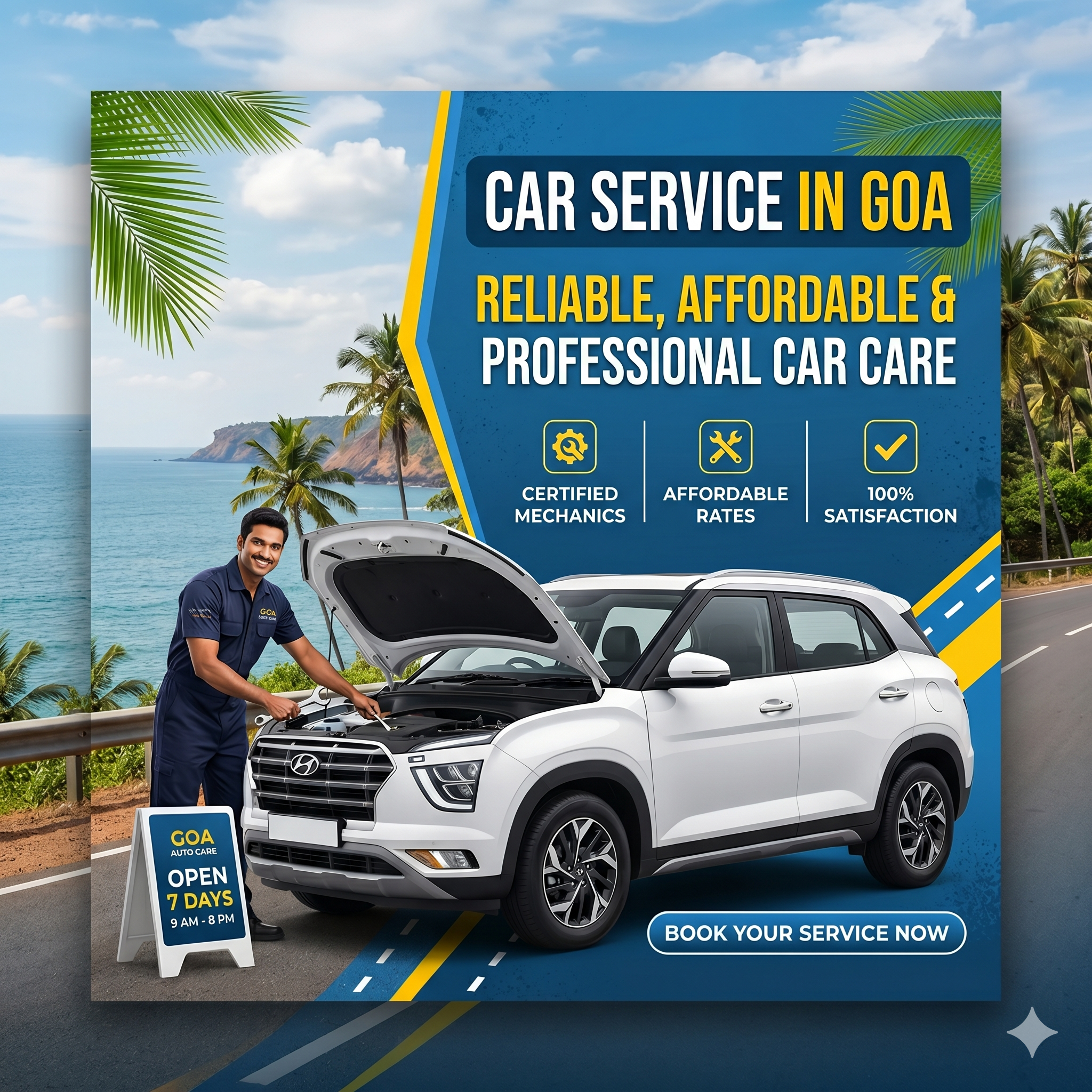 Car Service in Goa – Reliable, Affordable & Professional Car Care