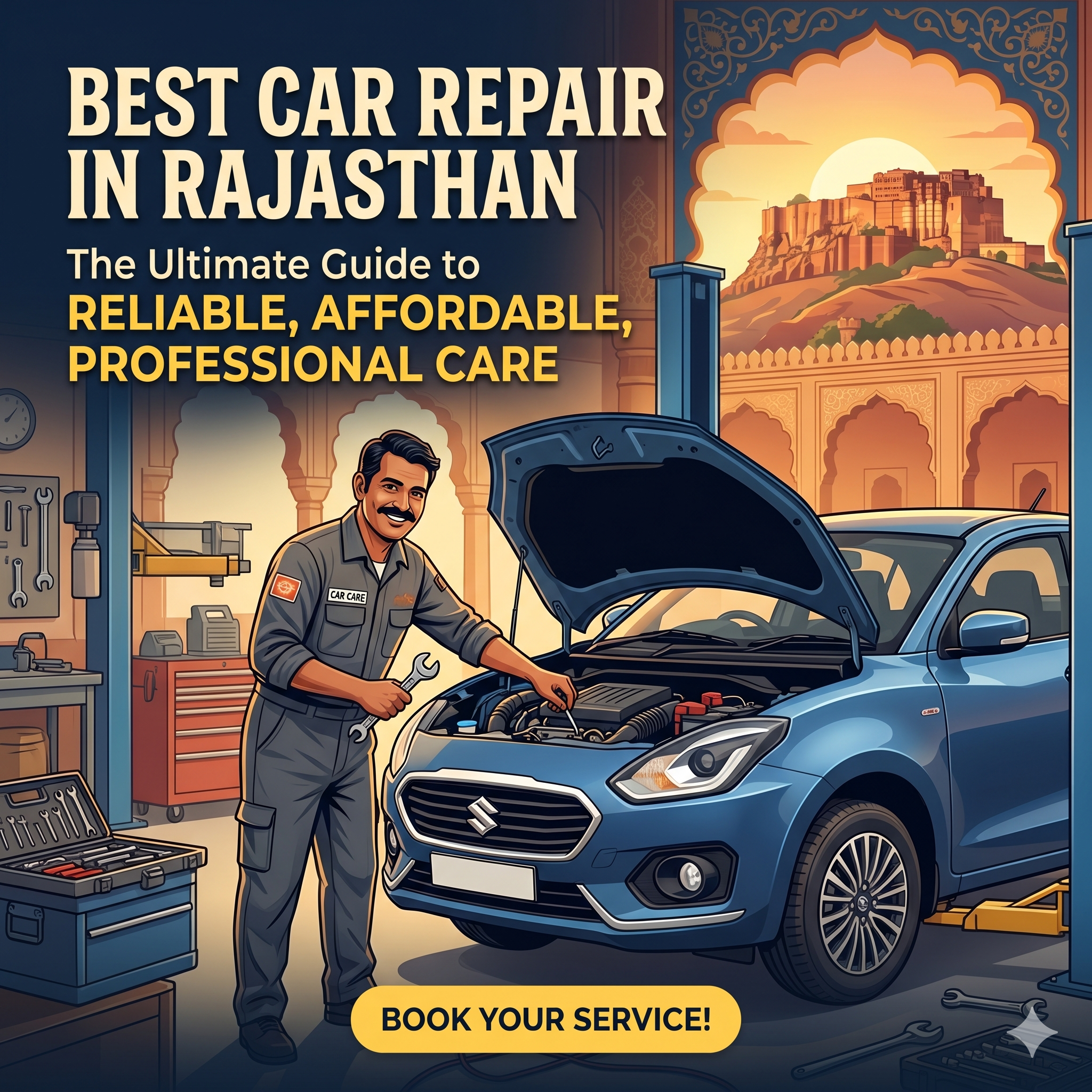 Best Car Repair in Rajasthan: The Ultimate Guide to Reliable, Affordable, and Professional Car Care