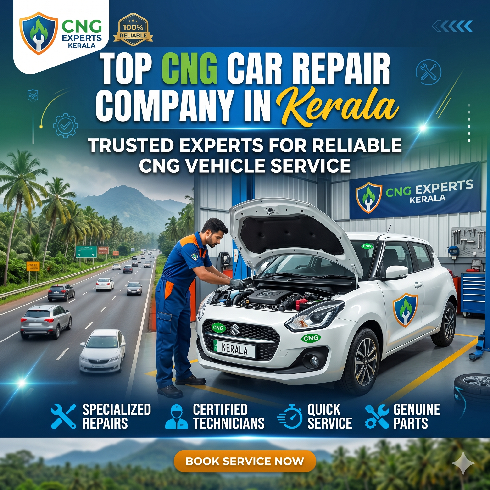 Top CNG Car Repair Company in Kerala – Trusted Experts for Reliable CNG Vehicle Service