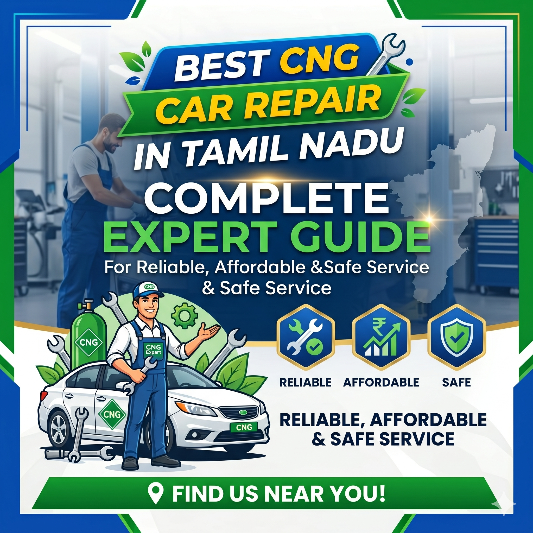 Best CNG Car Repair in Tamil Nadu: Complete Expert Guide for Reliable, Affordable & Safe Service