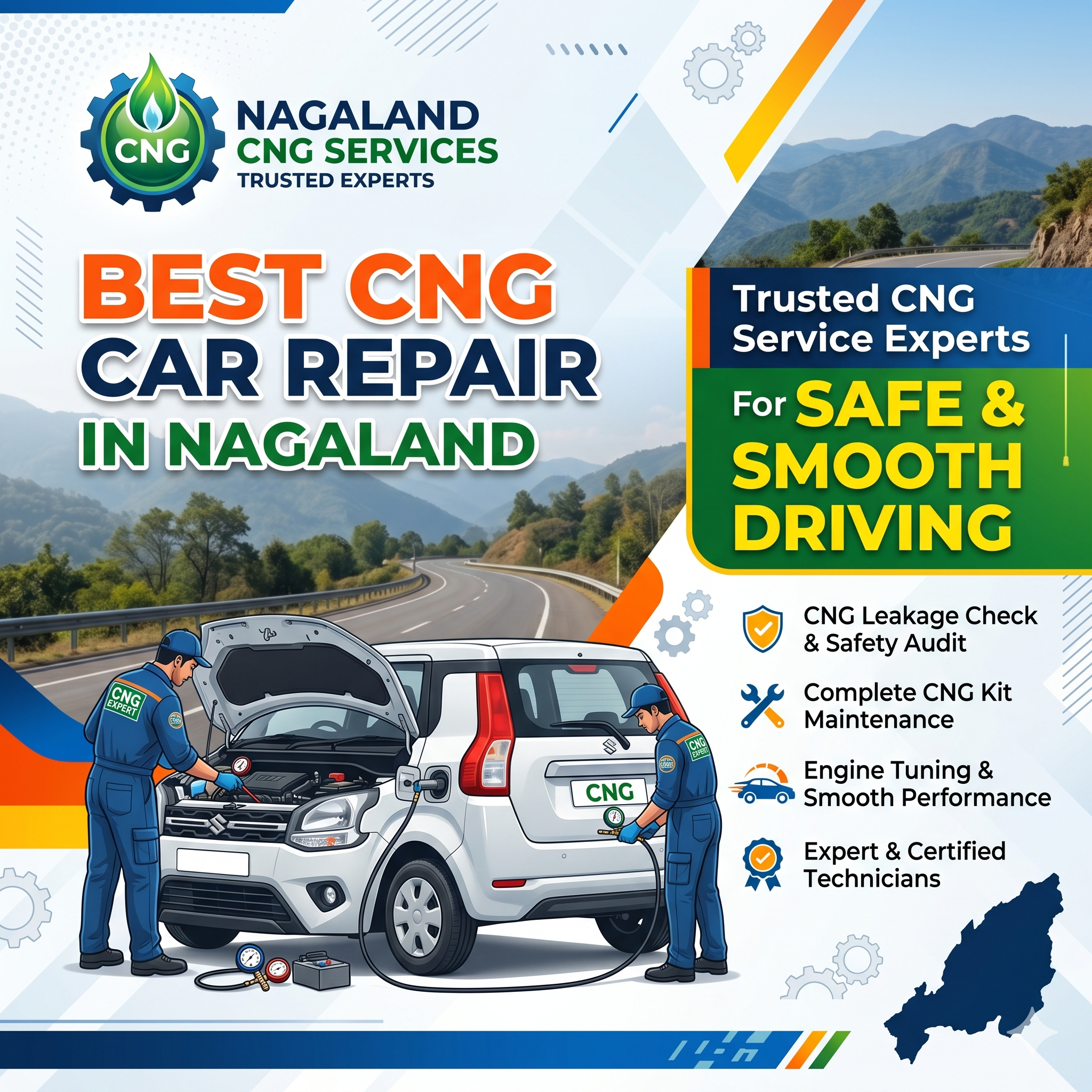Best CNG Car Repair in Nagaland – Trusted CNG Service Experts for Safe & Smooth Driving