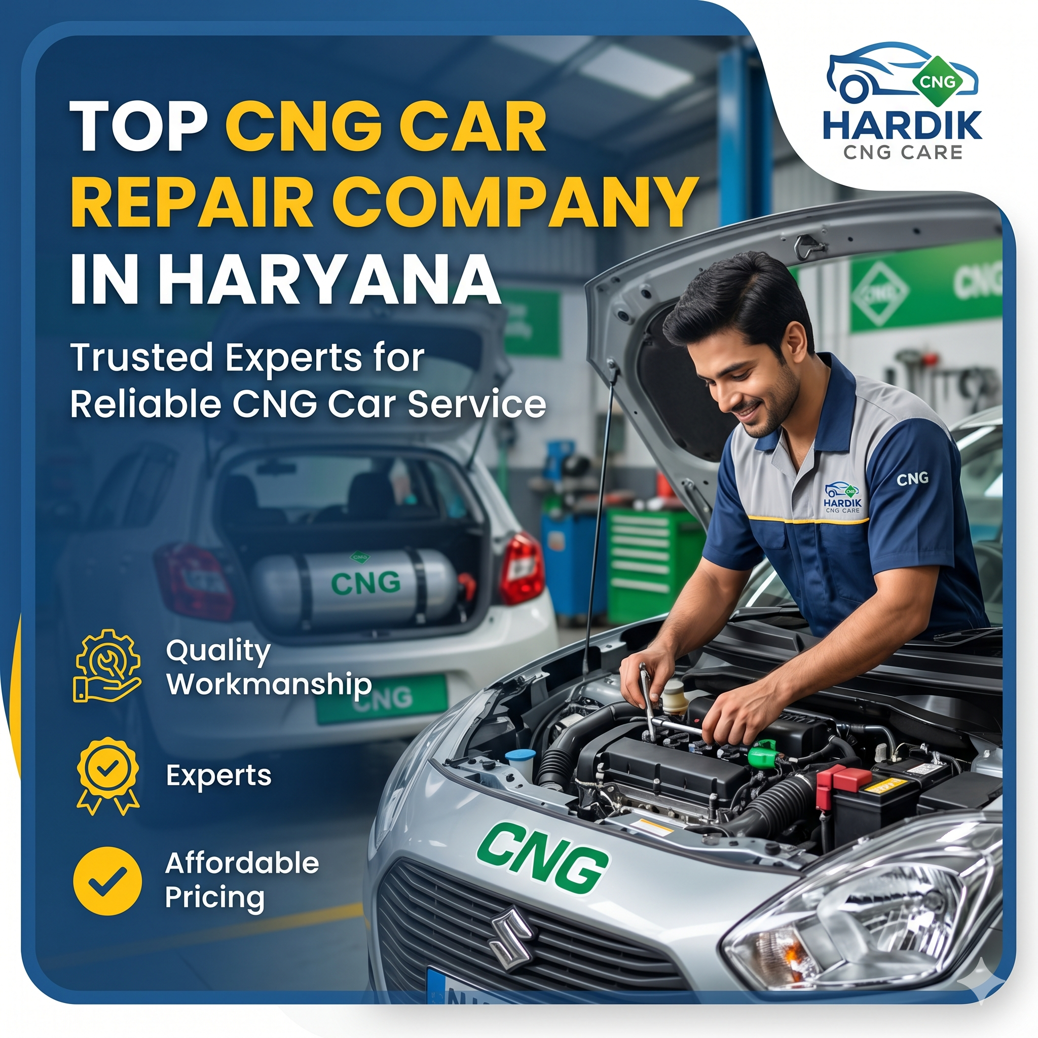 Top CNG Car Repair Company in Haryana – Trusted Experts for Reliable CNG Car Service