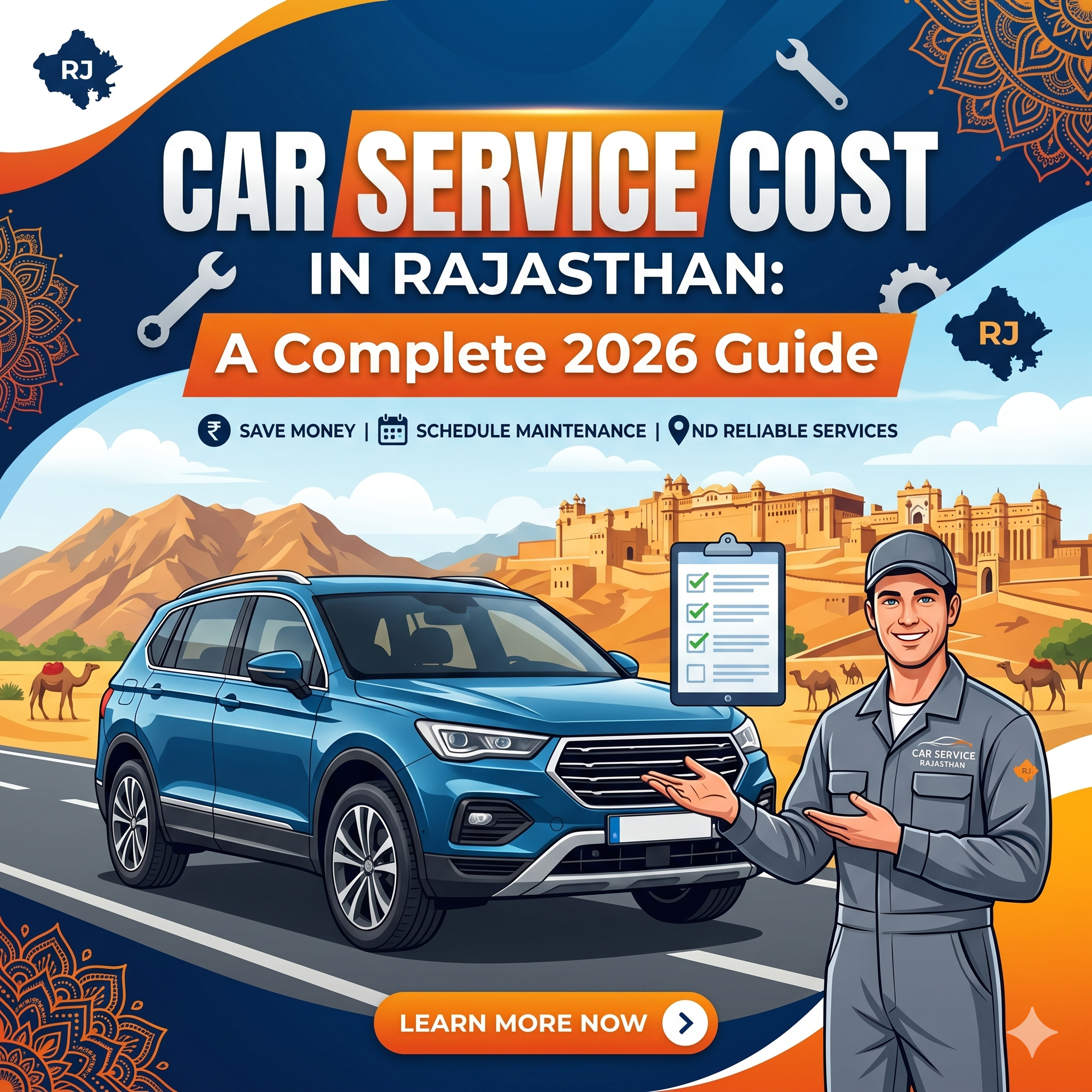 Car Service Cost in Rajasthan: A Complete 2026 Guide