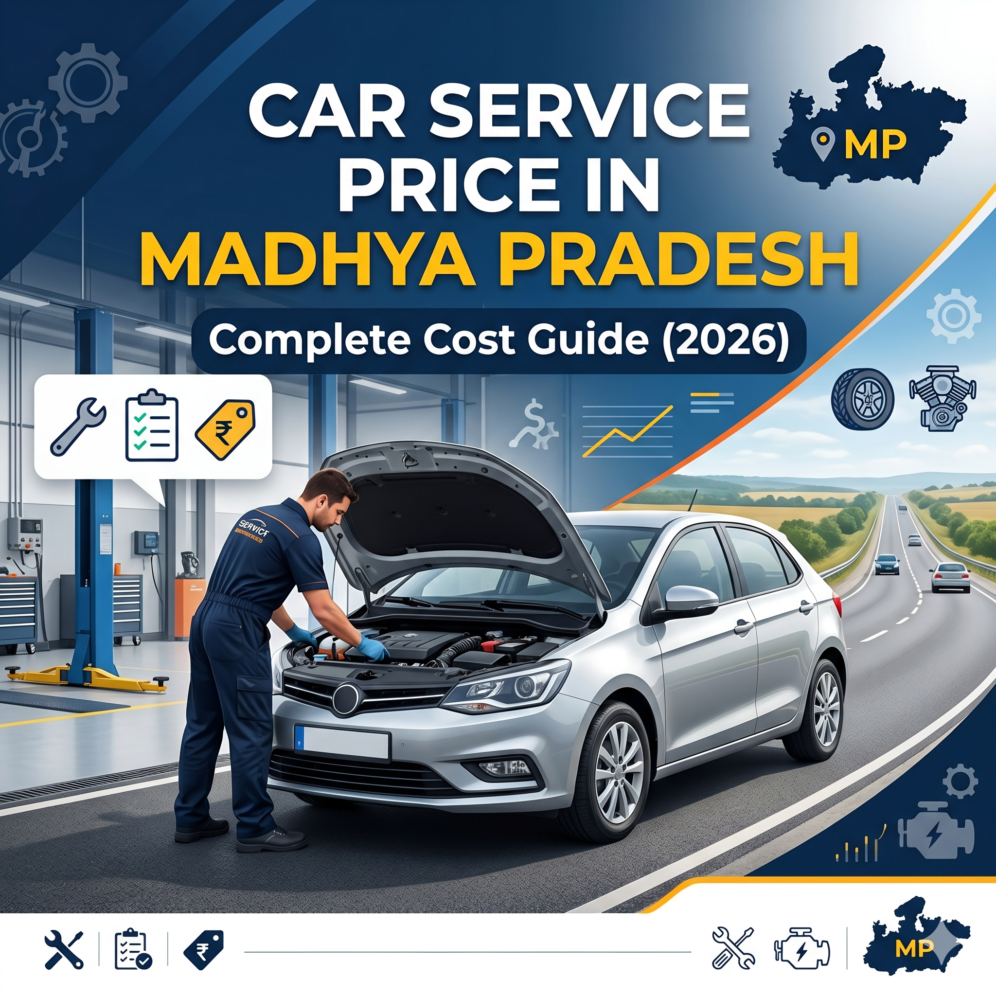 Car Service Price in Madhya Pradesh: Complete Cost Guide (2026)