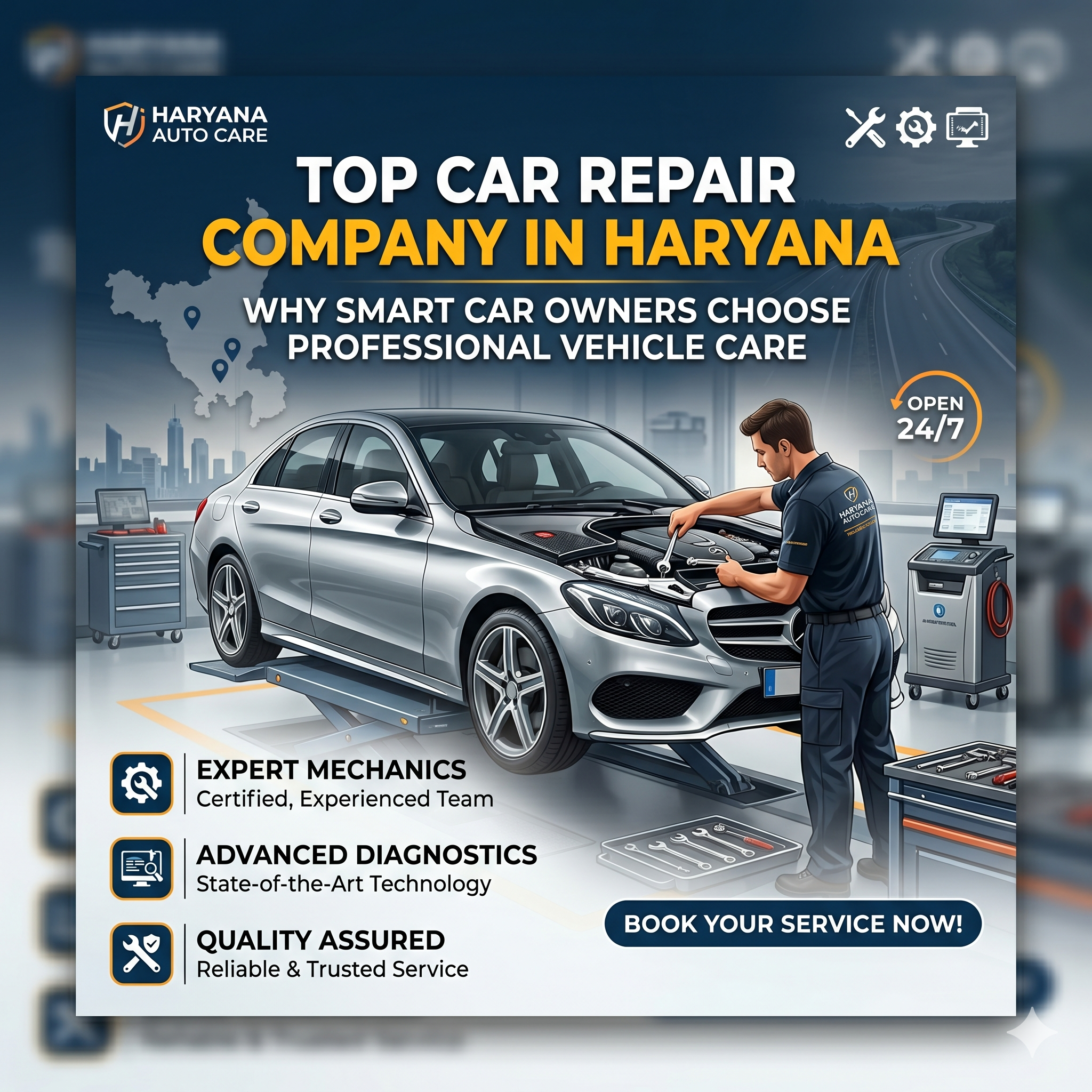 Top Car Repair Company in Haryana: Why Smart Car Owners Choose Professional Vehicle Care