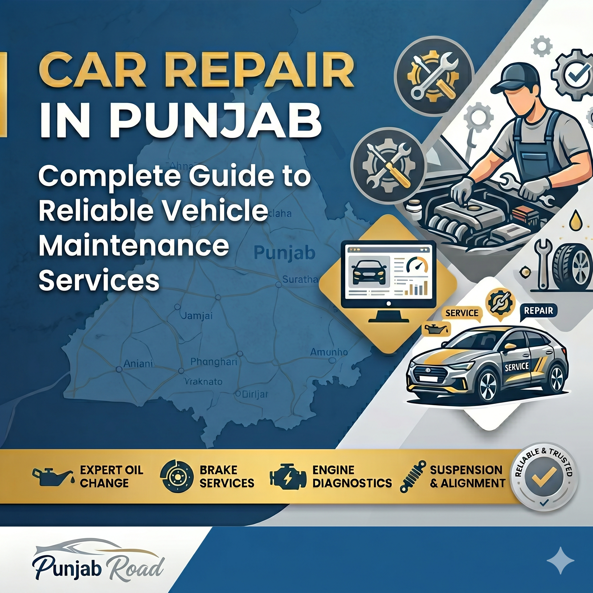 Car Repair in Punjab: Complete Guide to Reliable Vehicle Maintenance Services