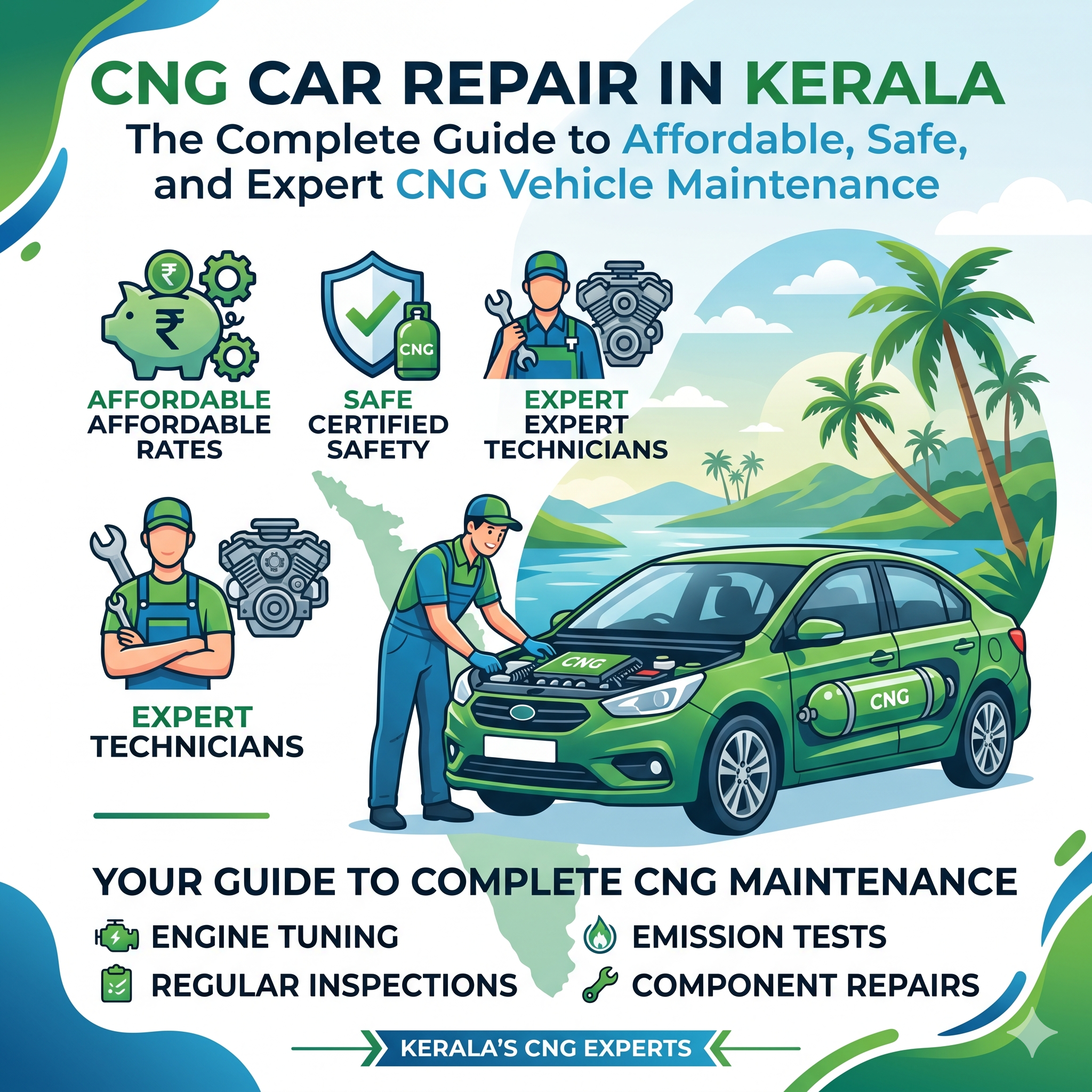 CNG Car Repair in Kerala: The Complete Guide to Affordable, Safe, and Expert CNG Vehicle Maintenance