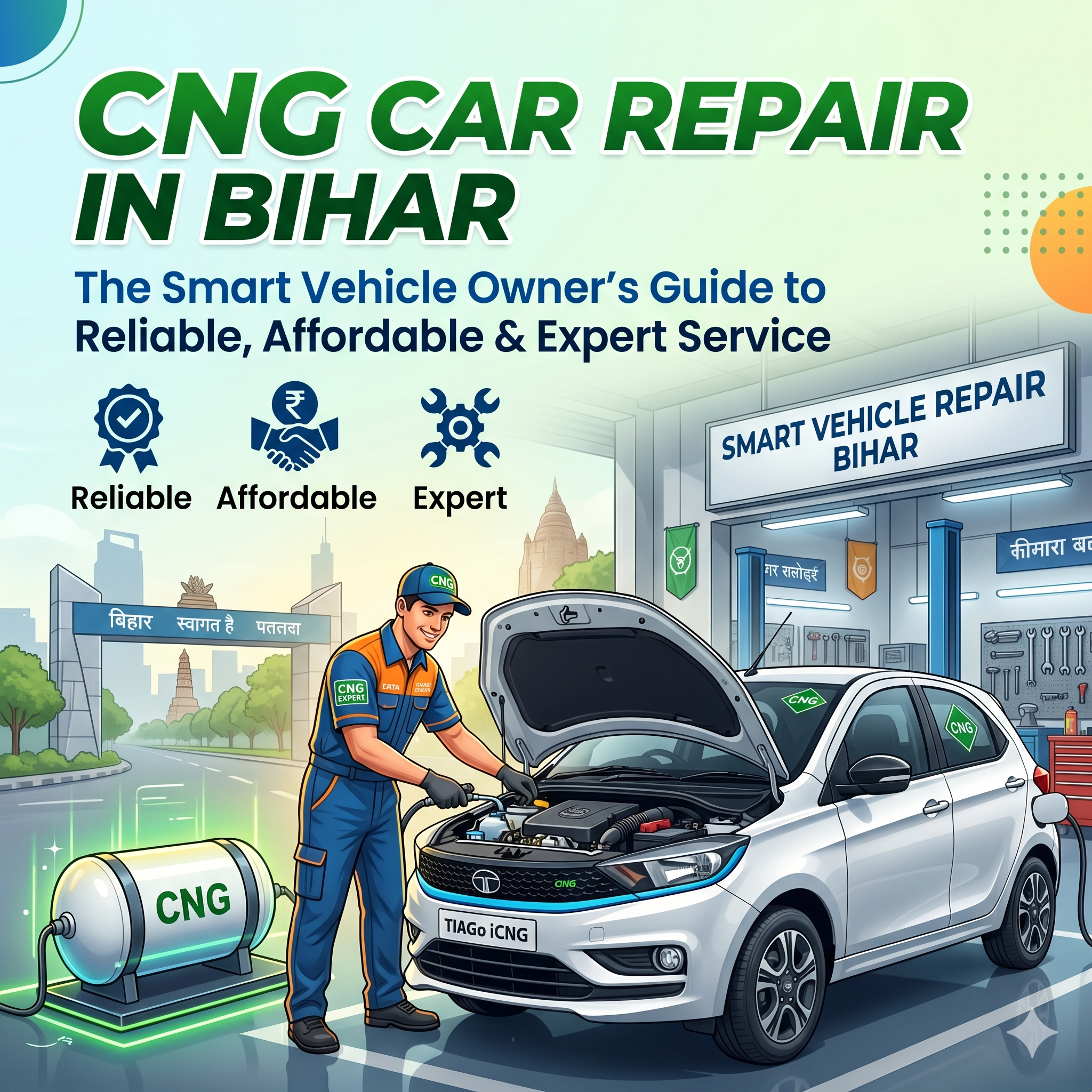 CNG Car Repair in Bihar: The Smart Vehicle Owner’s Guide to Reliable, Affordable & Expert Service