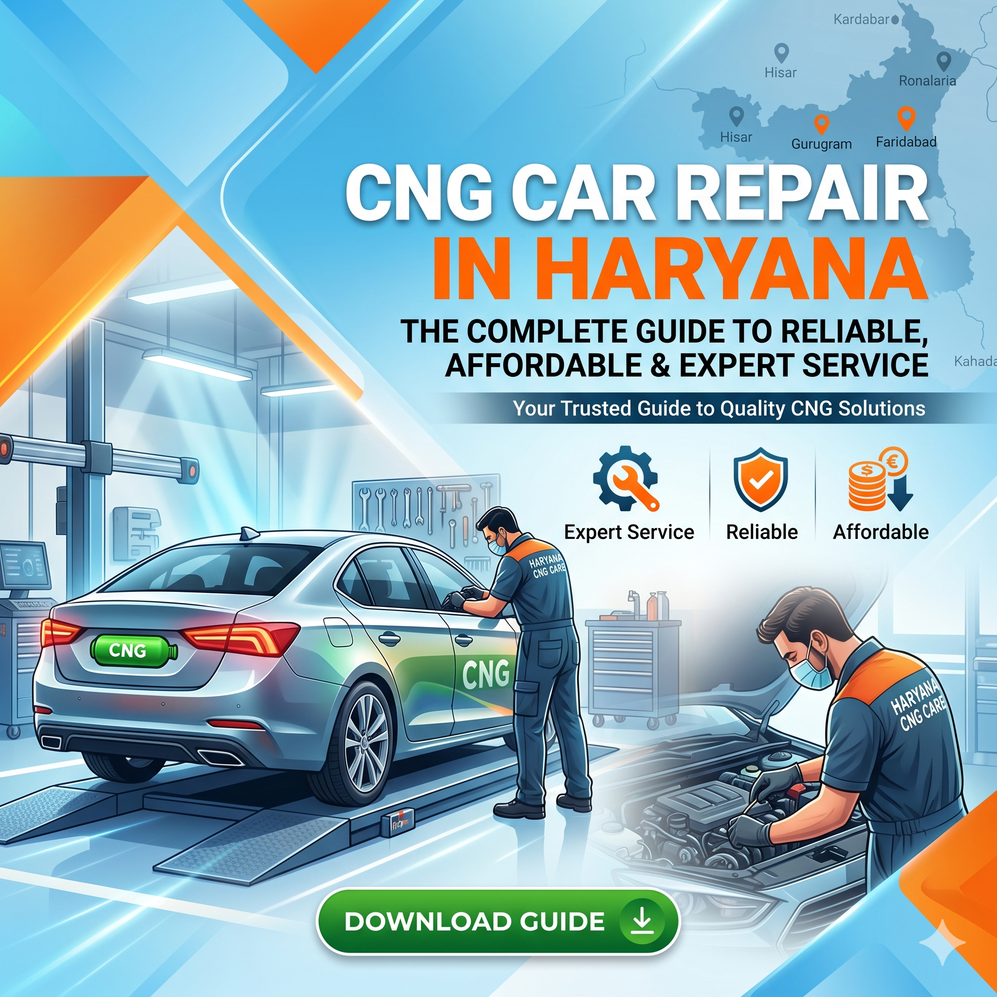 CNG Car Repair in Haryana: The Complete Guide to Reliable, Affordable & Expert Service