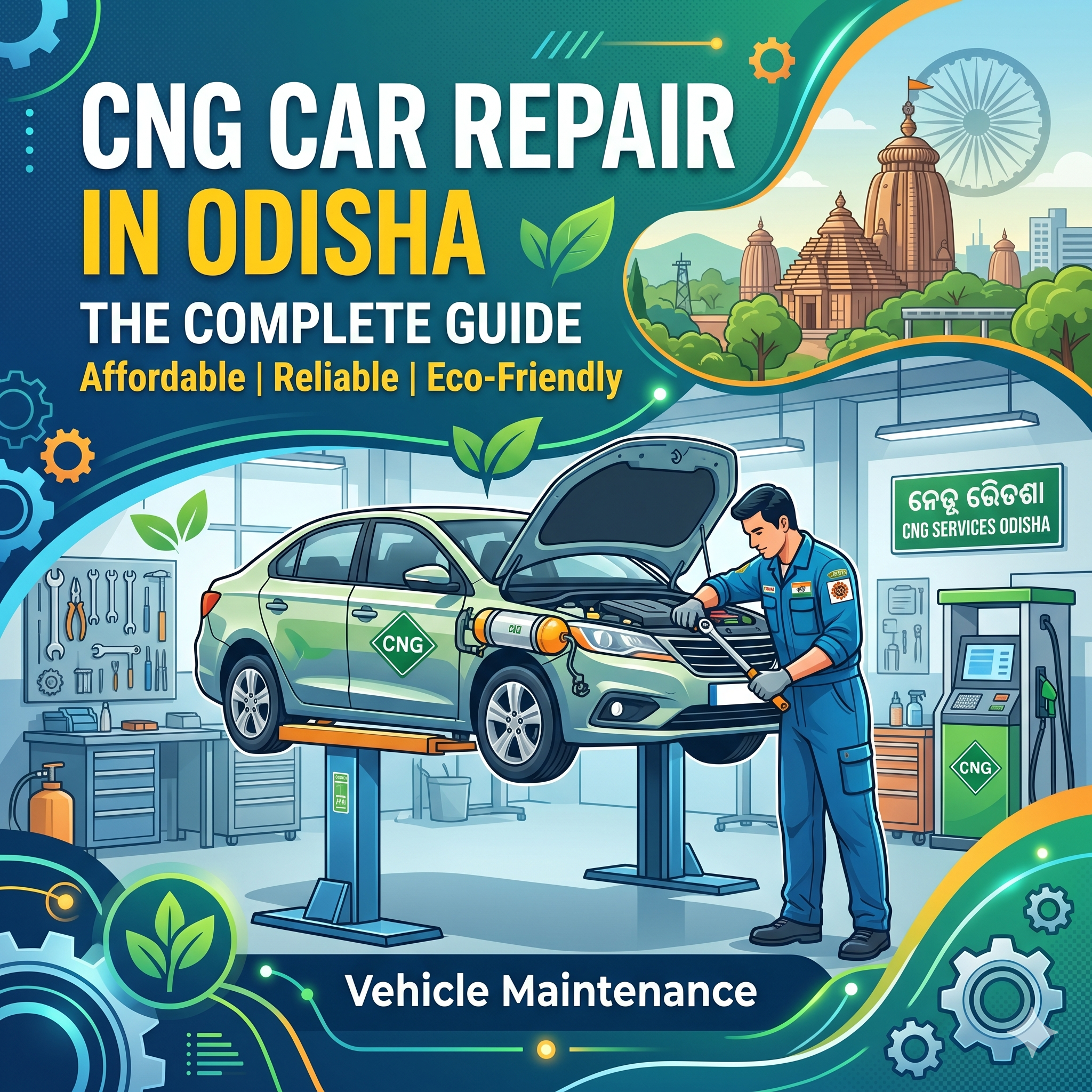 CNG Car Repair in Odisha: The Complete Guide to Affordable, Reliable & Eco-Friendly Vehicle Maintenance