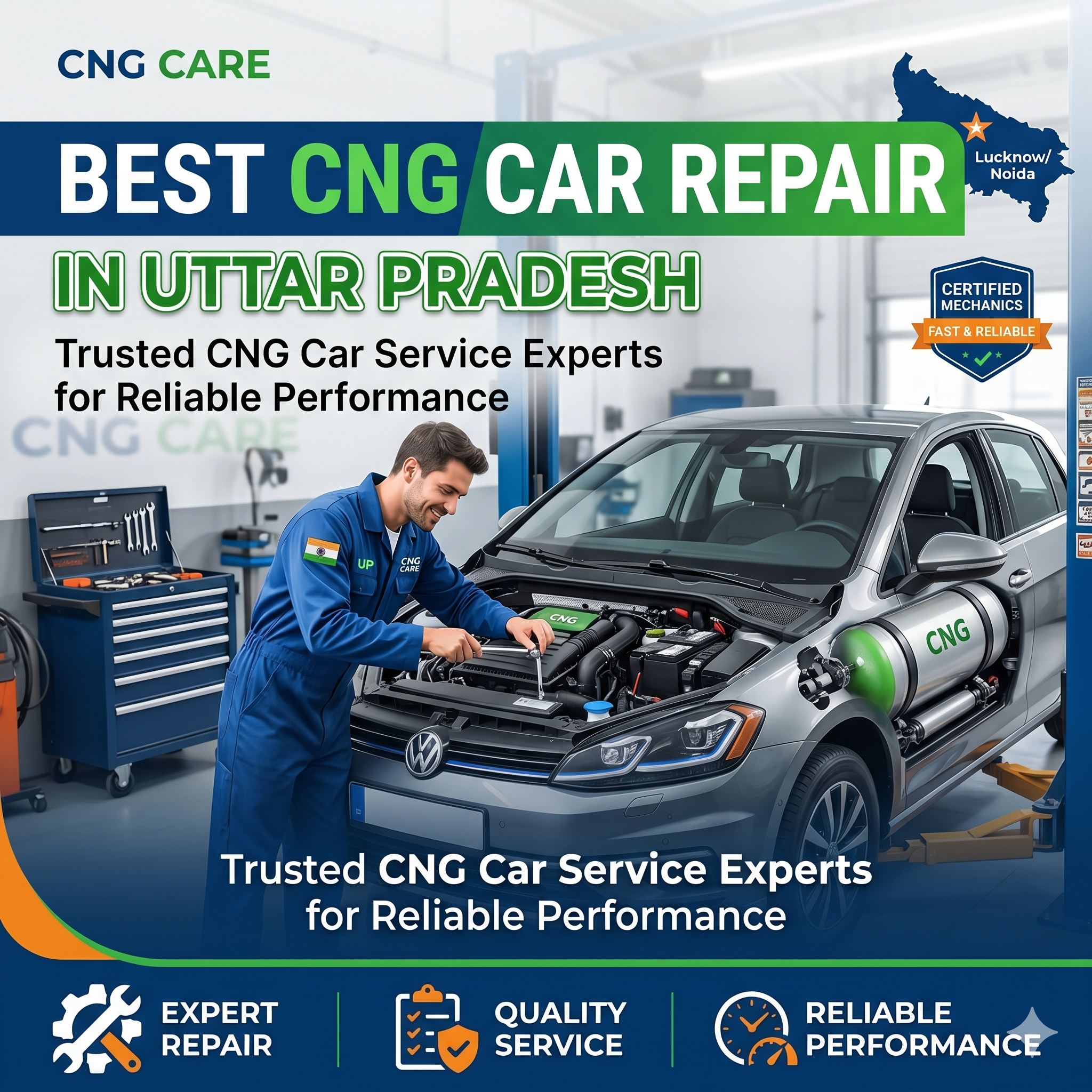 Best CNG Car Repair in Uttar Pradesh – Trusted CNG Car Service Experts for Reliable Performance