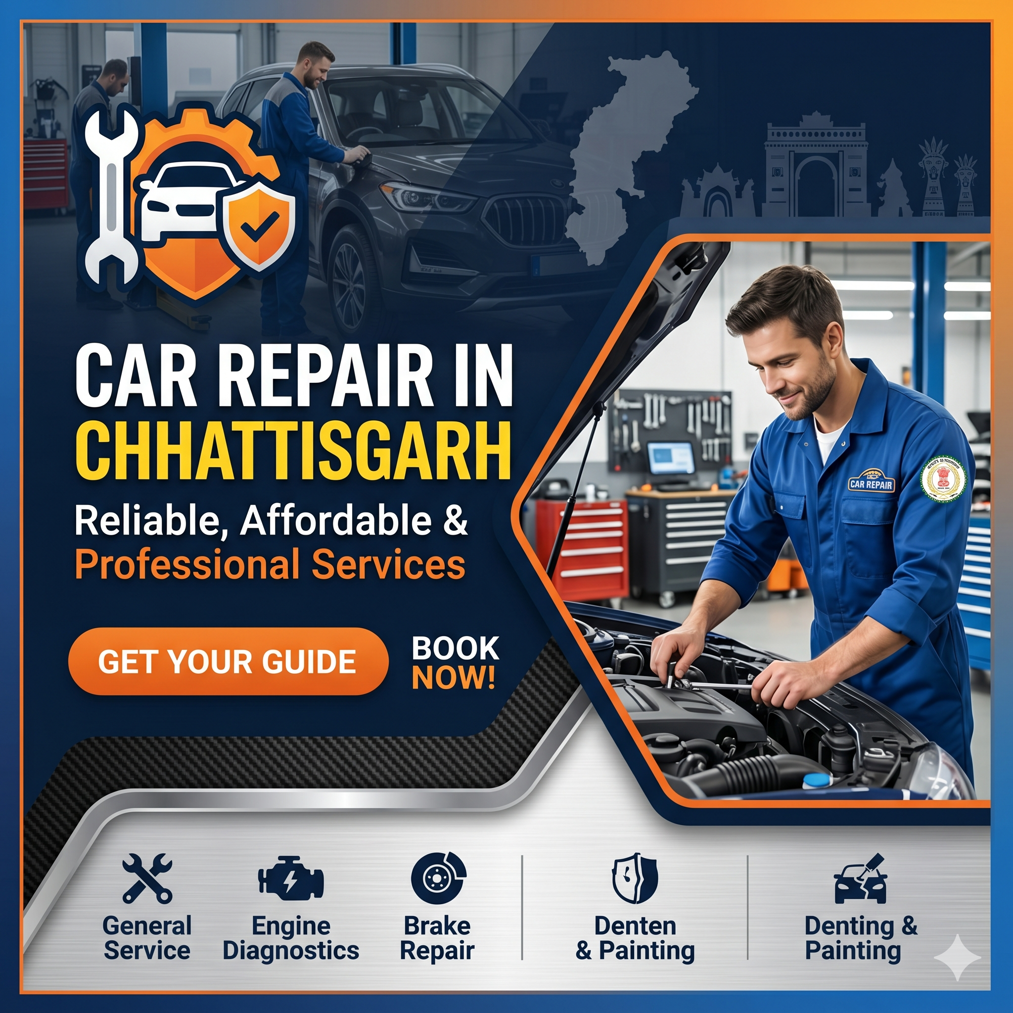 Car Repair in Chhattisgarh – Complete Guide to Reliable, Affordable & Professional Services