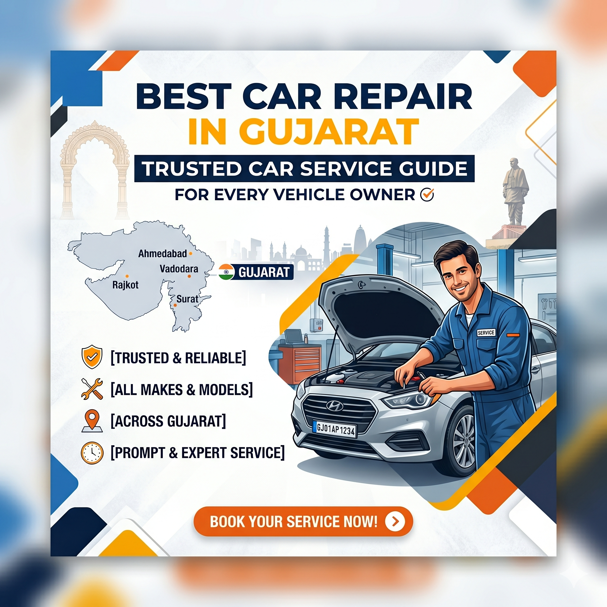 Best Car Repair in Gujarat: Trusted Car Service Guide for Every Vehicle Owner