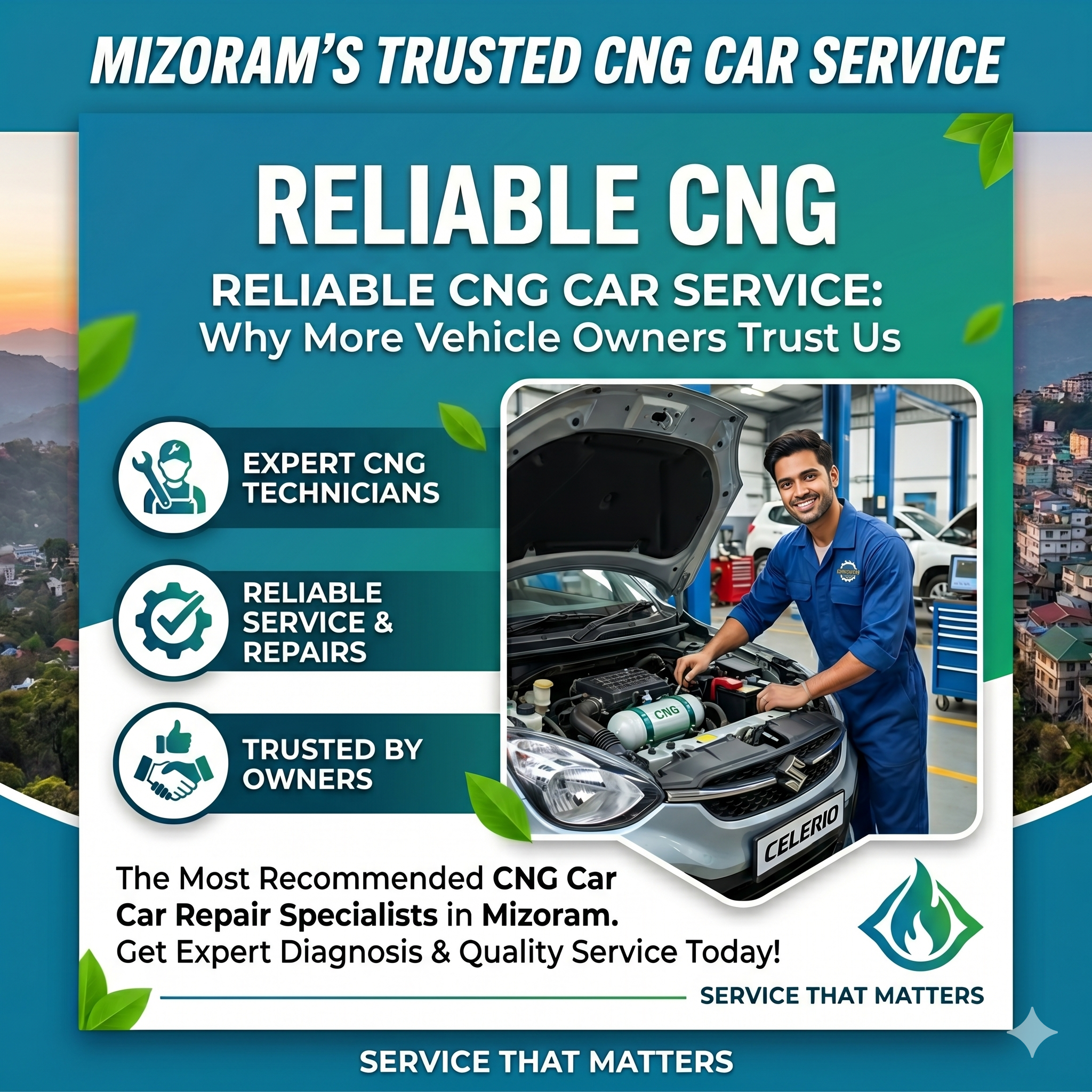 Top CNG Car Repair Company in Mizoram: Why More Vehicle Owners Trust Apna Mechanic for Reliable CNG Car Service