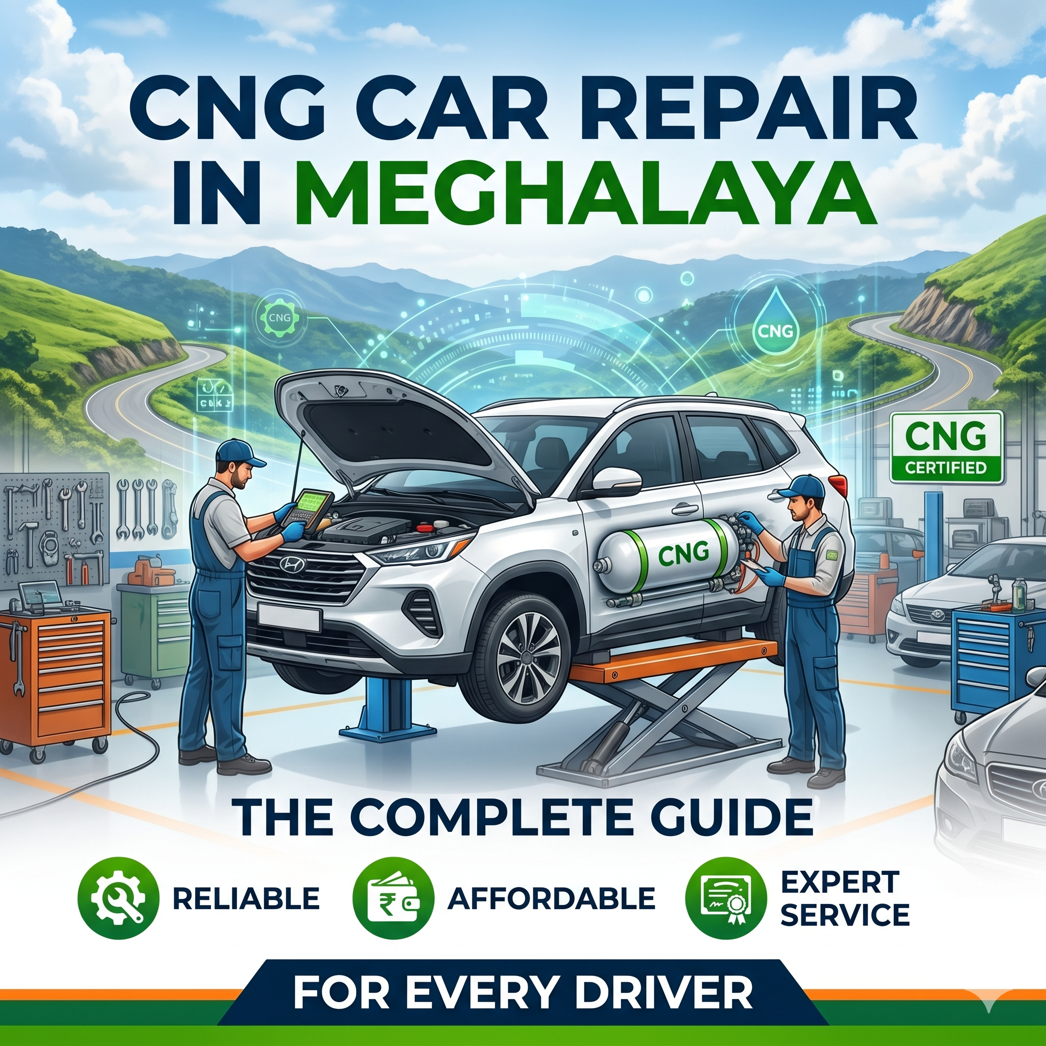 CNG Car Repair in Meghalaya: The Complete Guide to Reliable, Affordable and Expert Service for Every Driver
