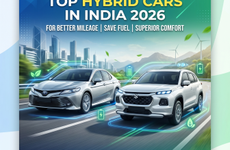 Top 10 Hybrid Cars in India for Better Mileage in 2026 – Save Fuel Without Compromising Comfort