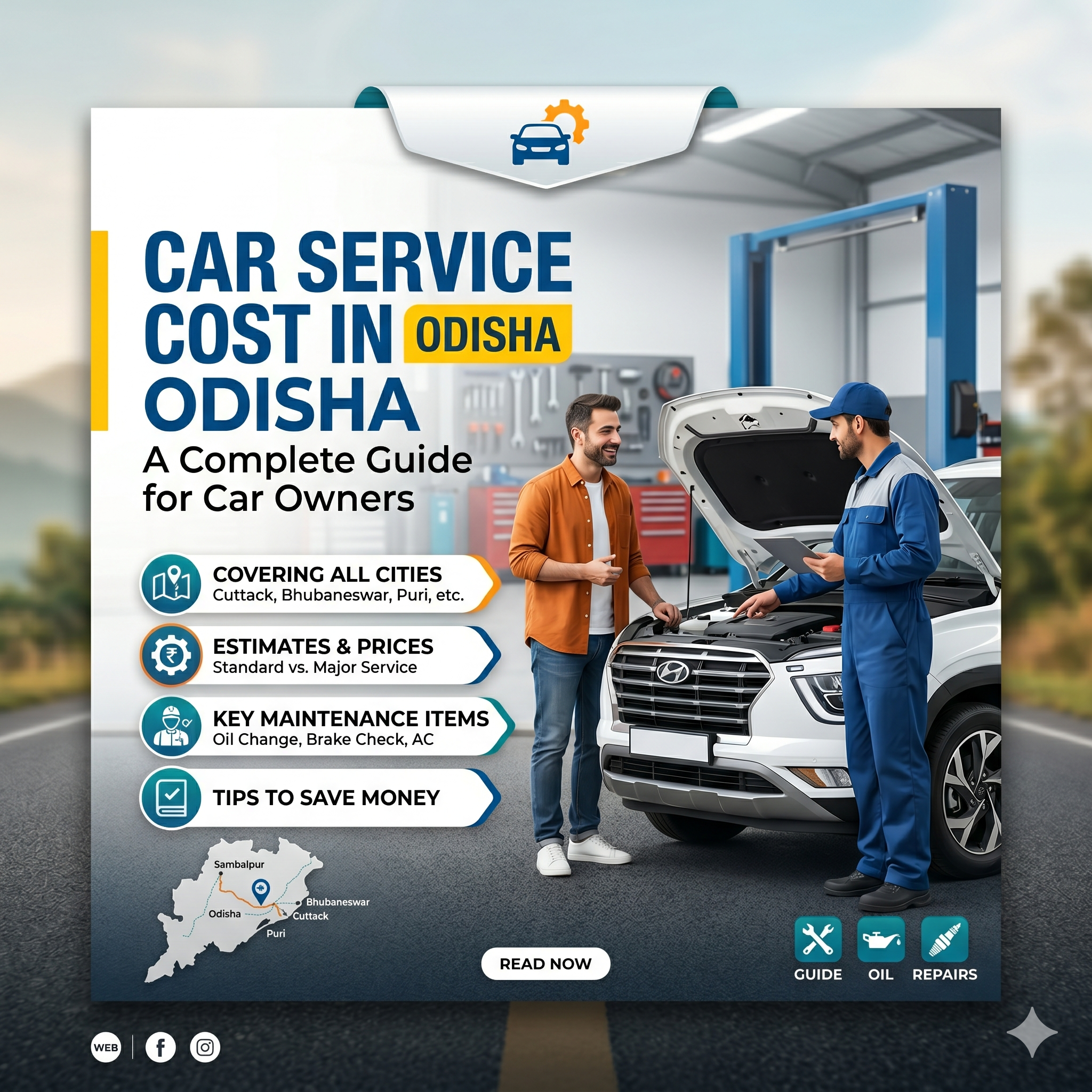 Car Service Cost in Odisha: A Complete Guide for Car Owners