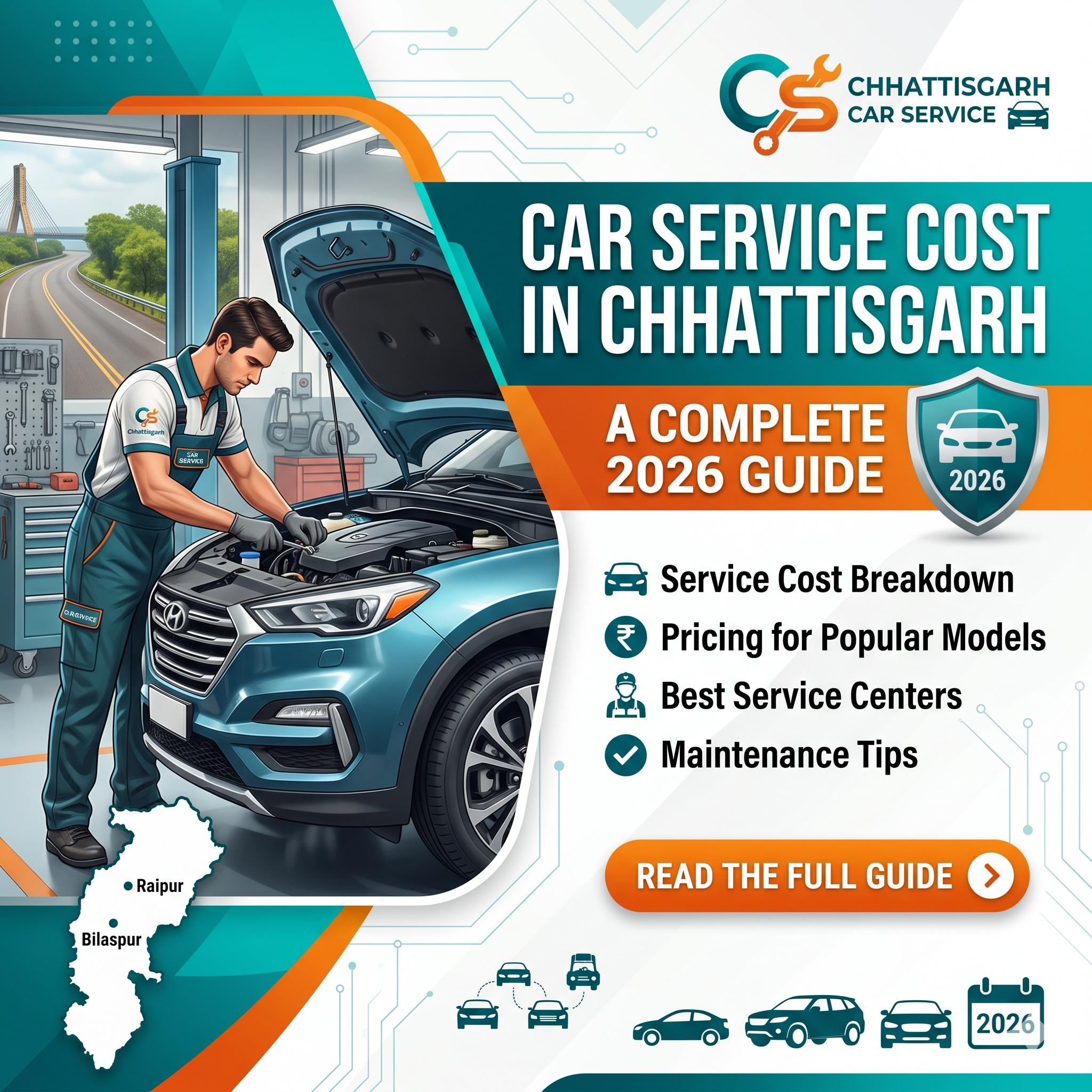 Car Service Cost in Chhattisgarh: A Complete 2026 Guide
