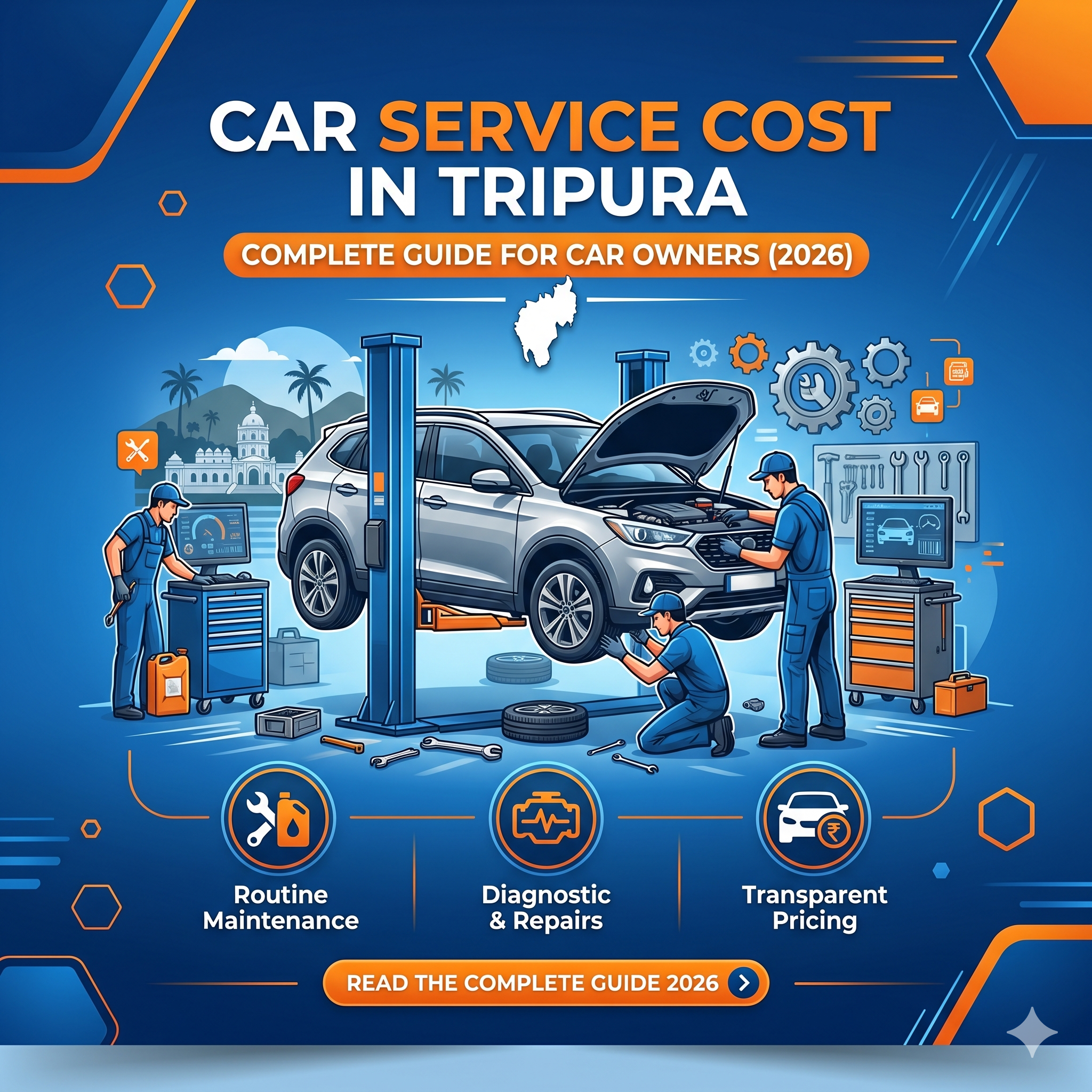 Car Service Cost in Tripura: Complete Guide for Car Owners (2026)