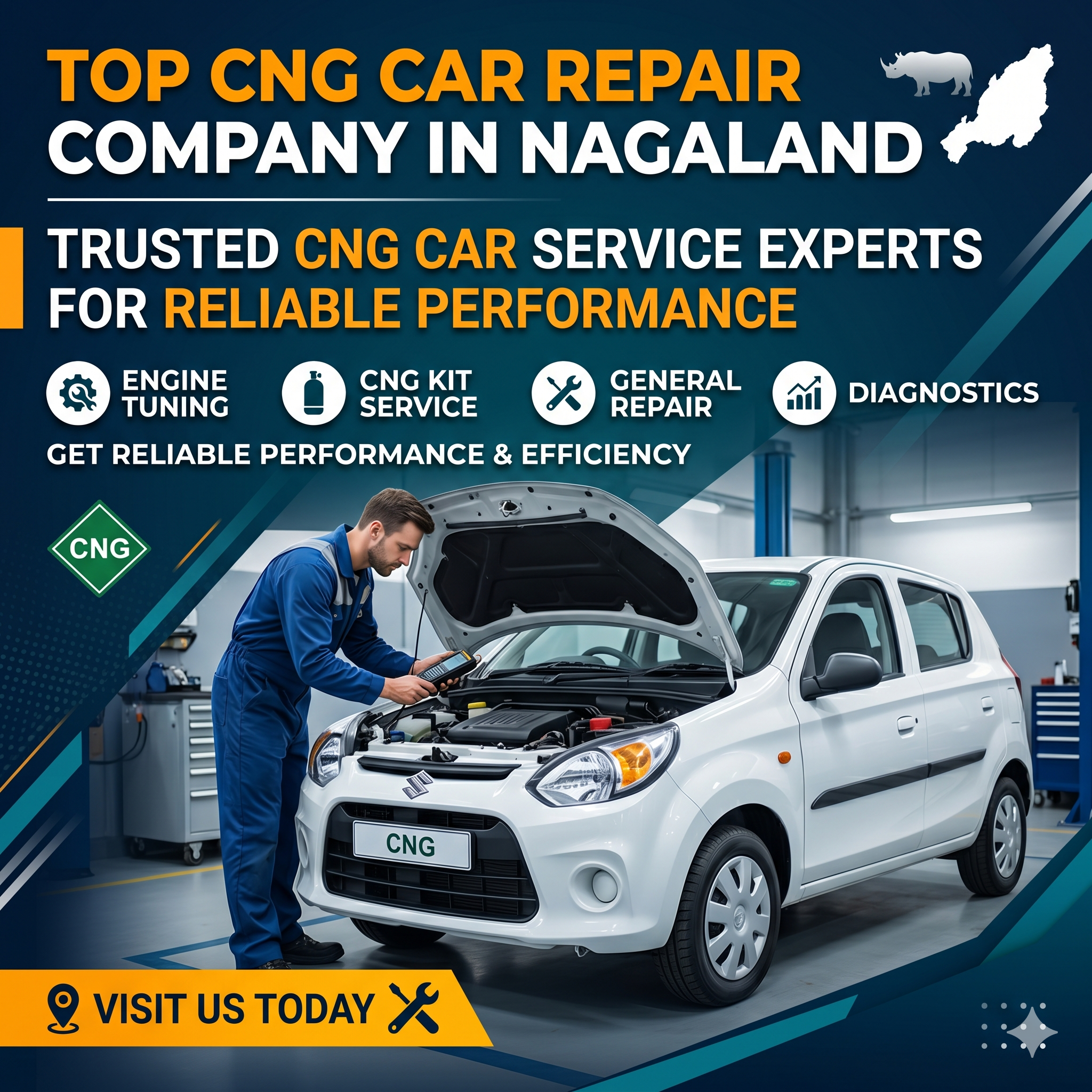 Top CNG Car Repair Company in Nagaland – Trusted CNG Car Service Experts for Reliable Performance