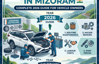 Car Service Cost in Mizoram: Complete 2026 Guide for Vehicle Owners