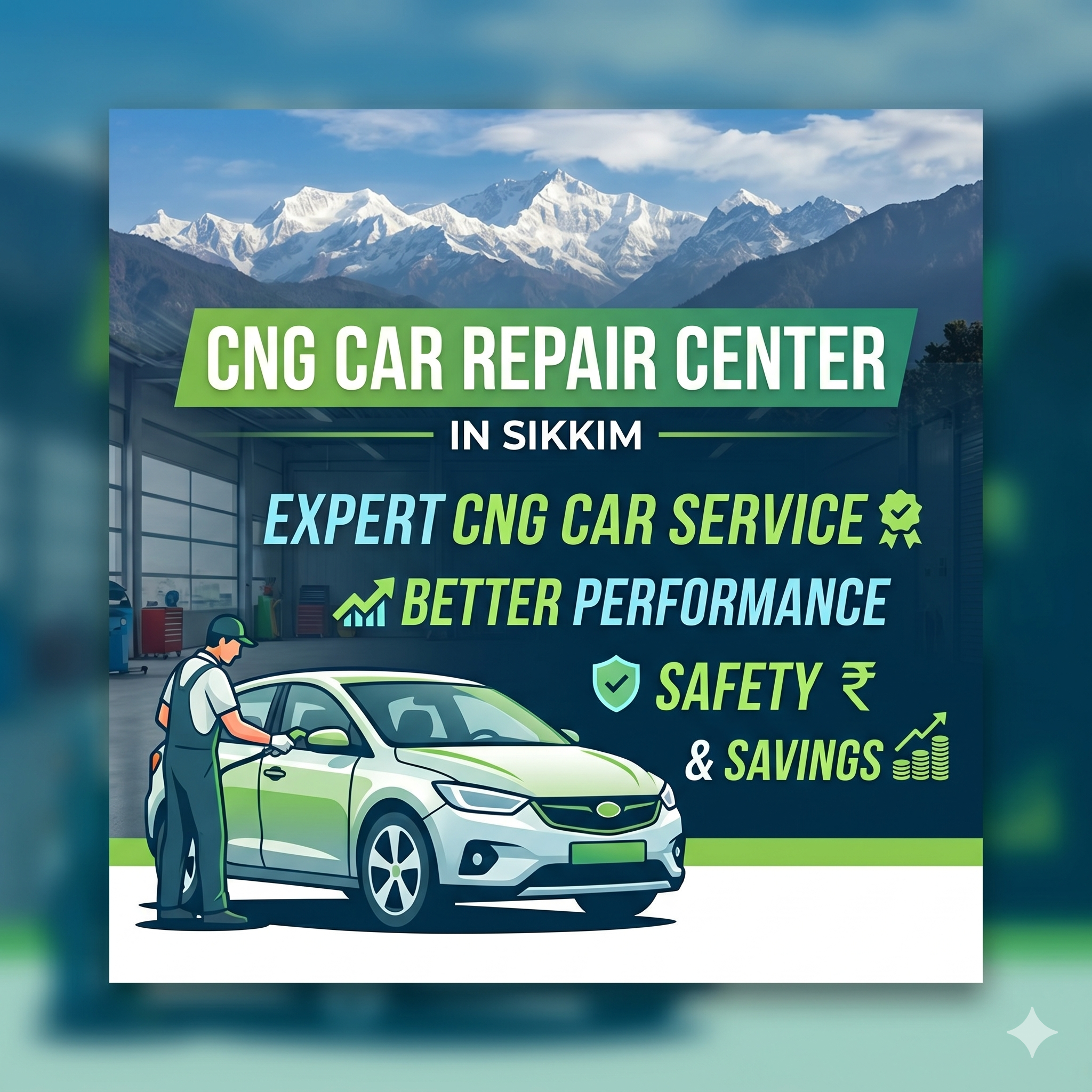 CNG Car Repair Center in Sikkim: Expert CNG Car Service for Better Performance, Safety & Savings